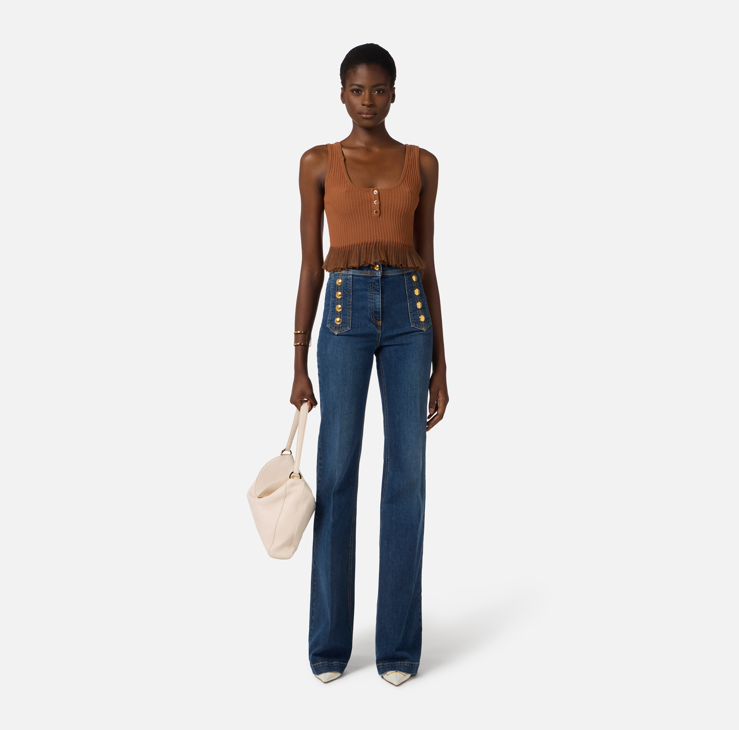 Women's Denim Jeans from Elisabetta Franchi - stylishness and