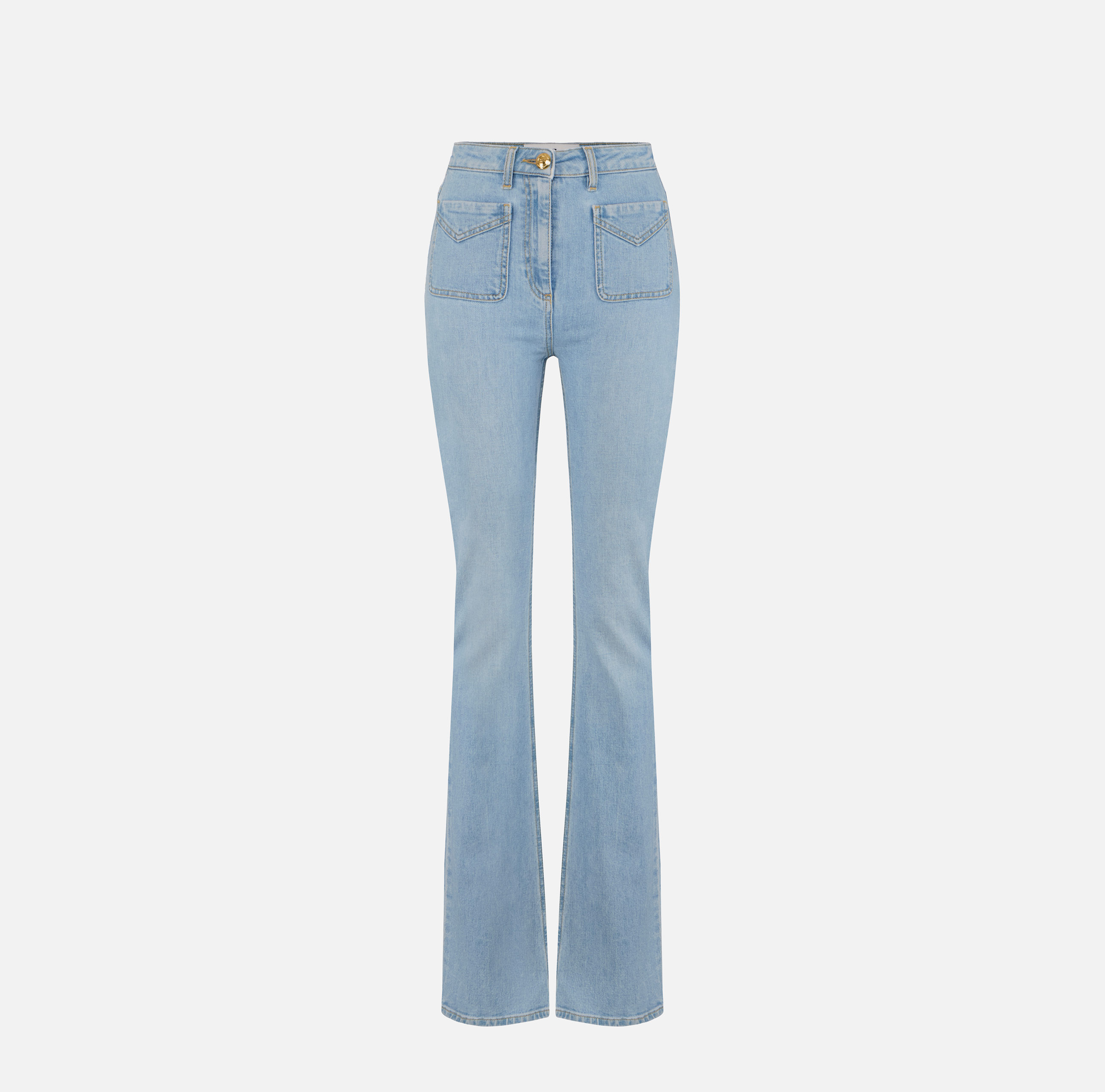 Boot-cut jeans with small pockets | Elisabetta Franchi