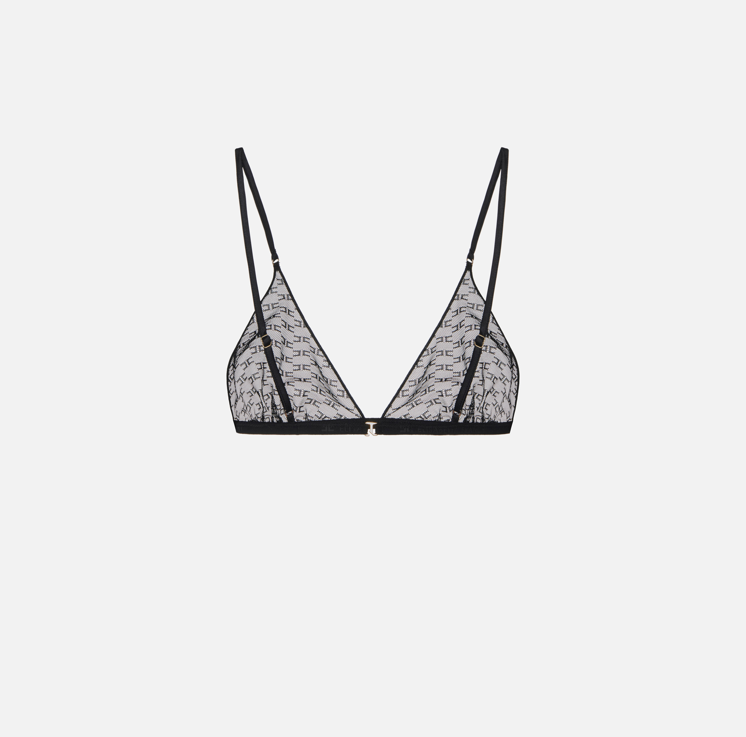 Monogram tulle bra | Elisabetta Franchi