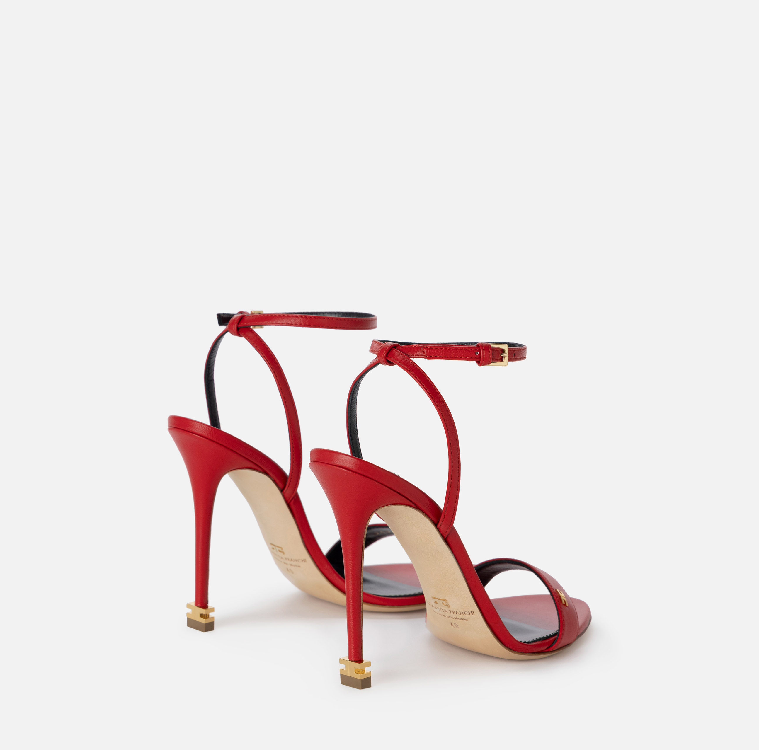 Étoile Nappa leather sandals with ankle strap | Elisabetta