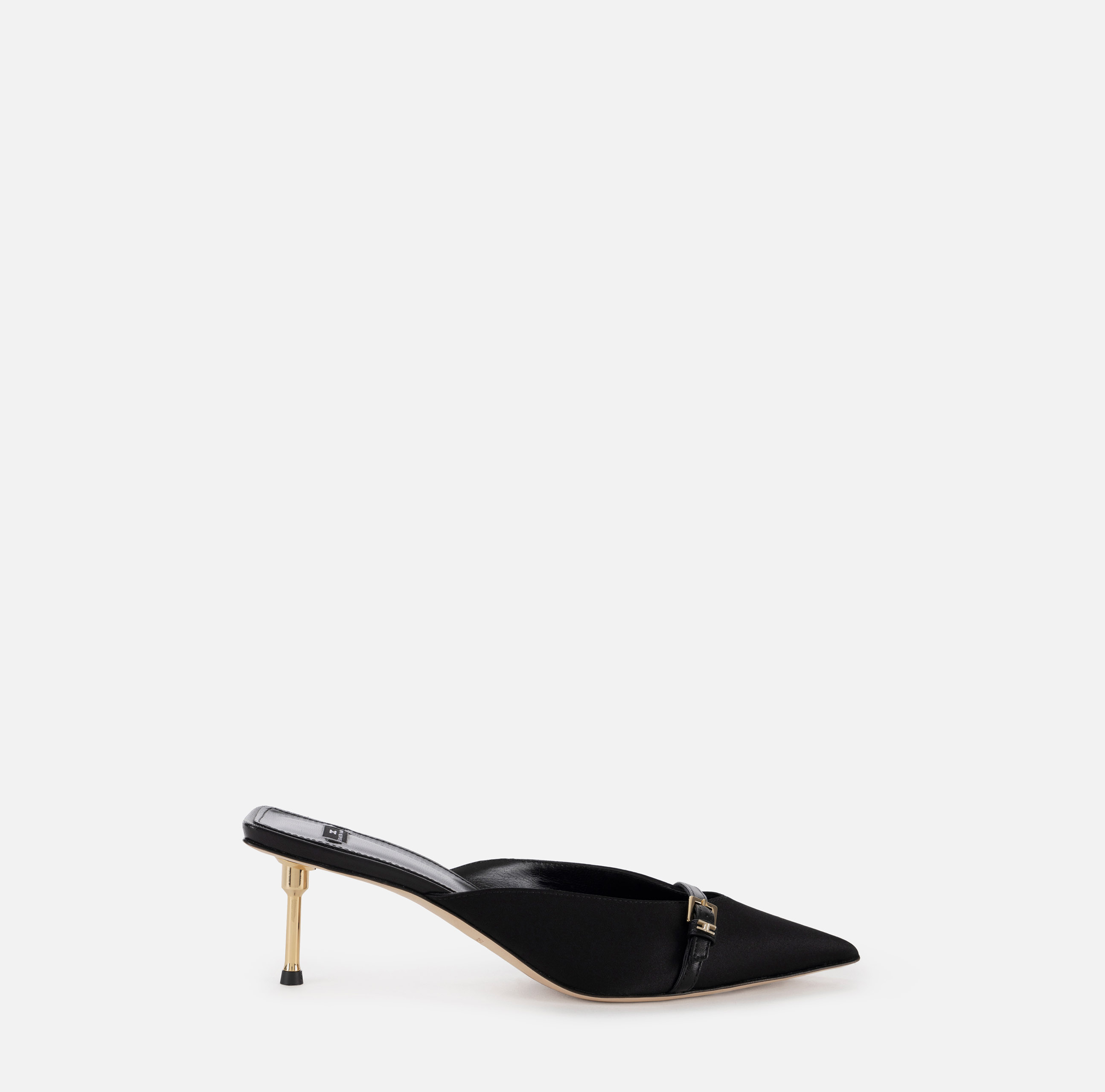 【関税込み】ELISABETTA FRANCHI Sculpture heel sandals Mules with sculpture heel | Elisabetta Franchi