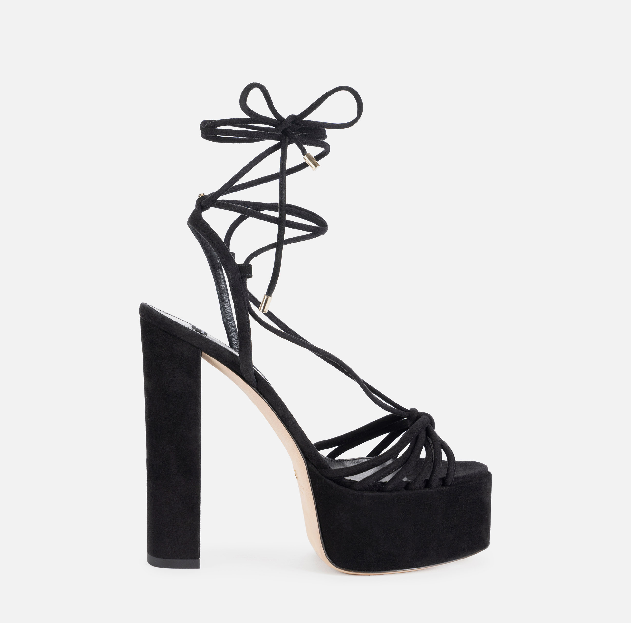 Suede sandals with laces | Elisabetta Franchi