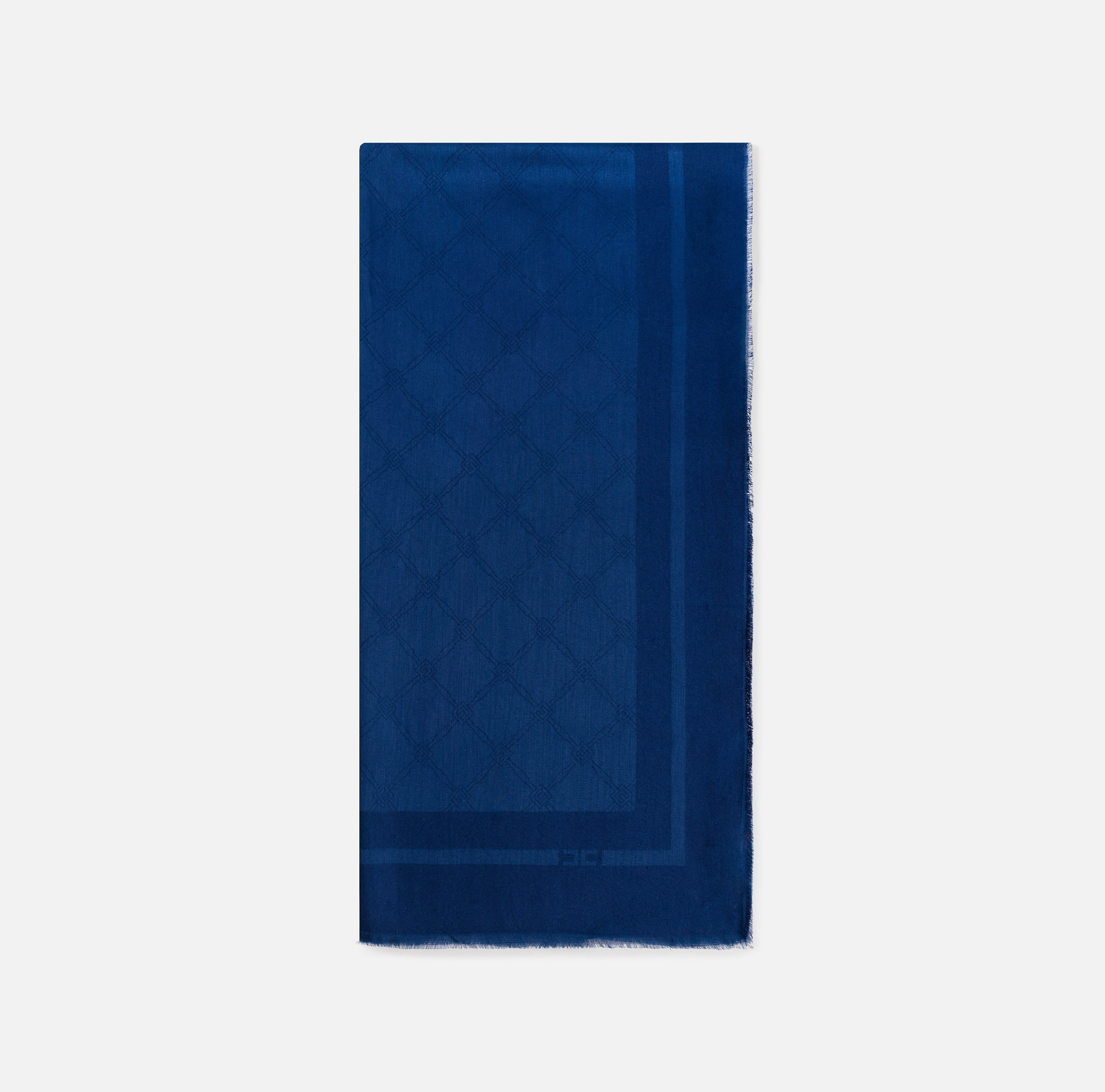 スカーフ ELISABETTA FRANCHI Woman Scarf Blue SC02F B75 Women's scarves from Elisabetta Franchi