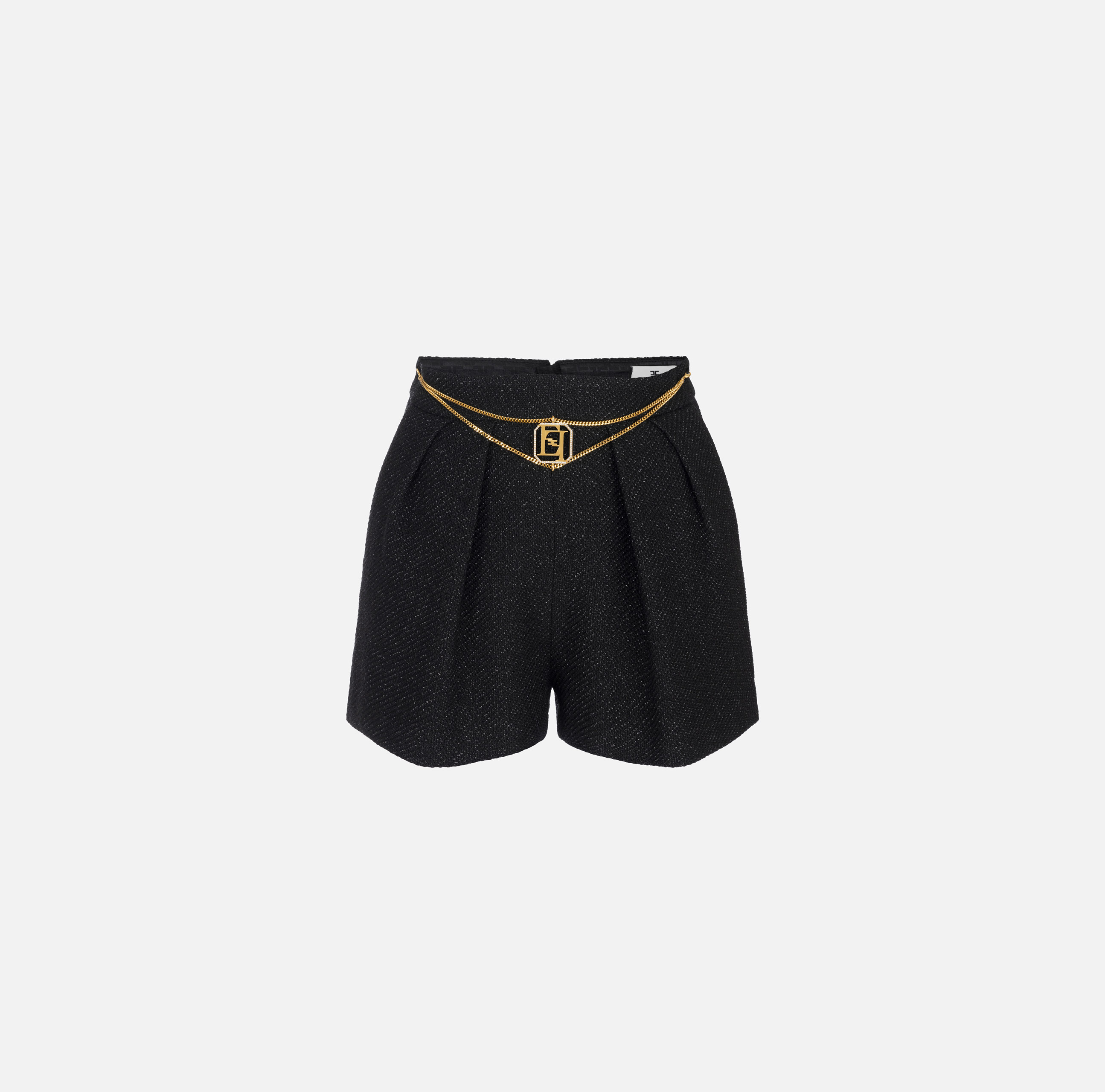SHE Tokyo Freda Feather Tweed Black