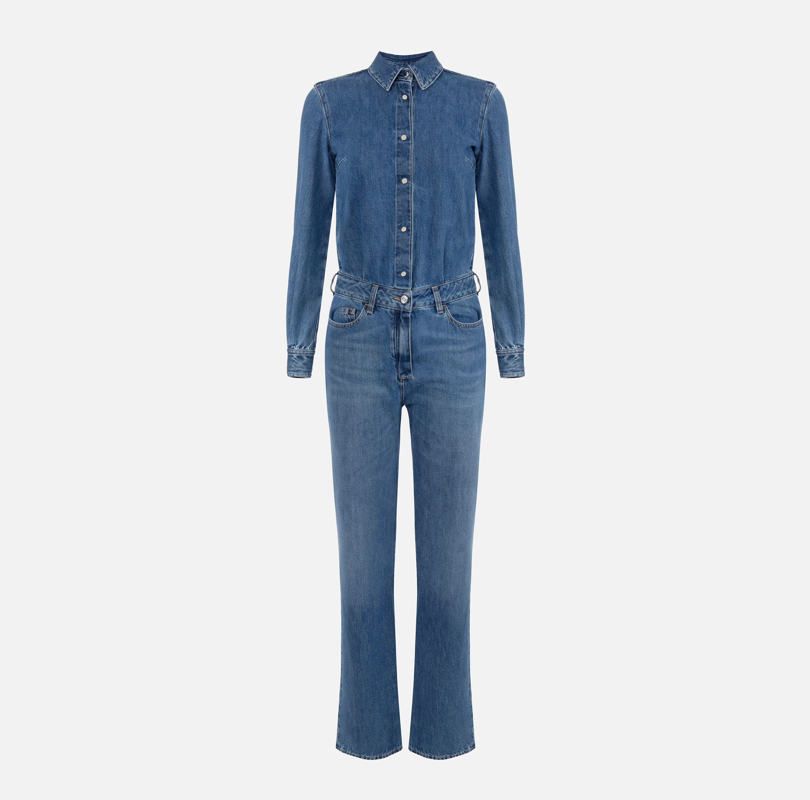 Elisabetta shops franchi denim jumpsuit