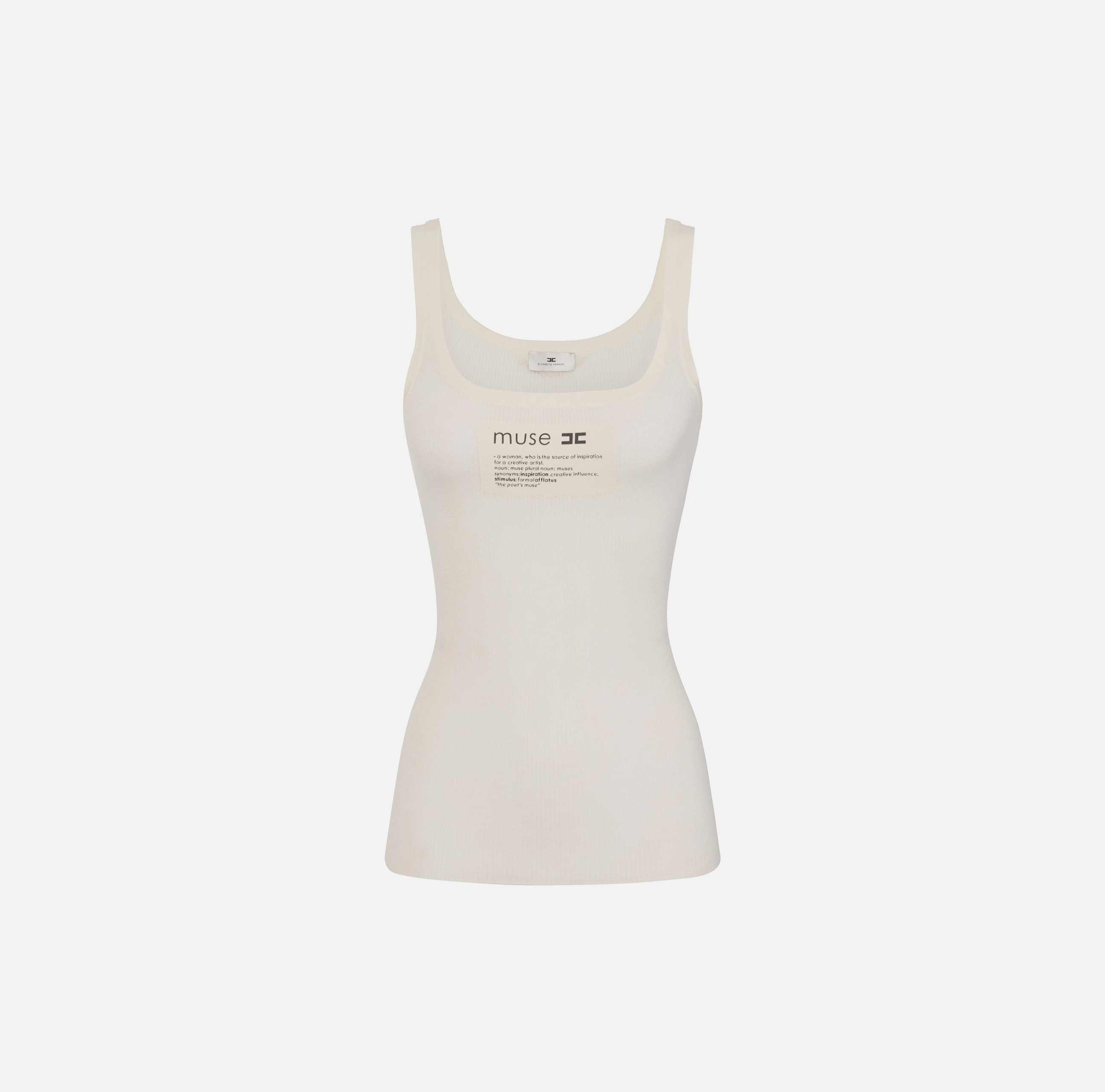 ブラジャー ELISABETTA FRANCHI FW25 Heart neckline top (TO03956E2 110) Elisabetta Franchi Heart Neckline Top - Black | TO03956E2110