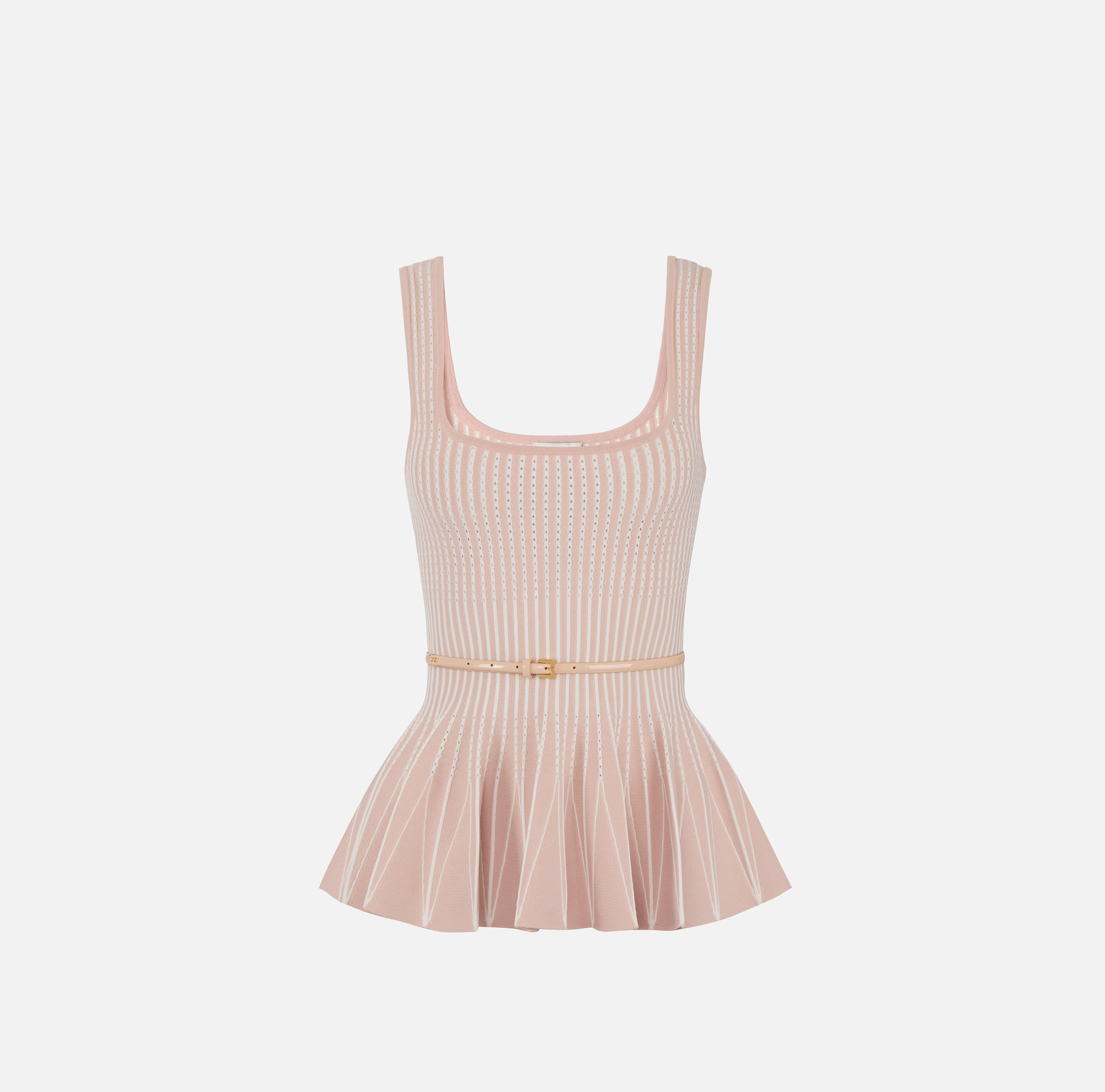 Two-colour top in knit fabric | Elisabetta Franchi