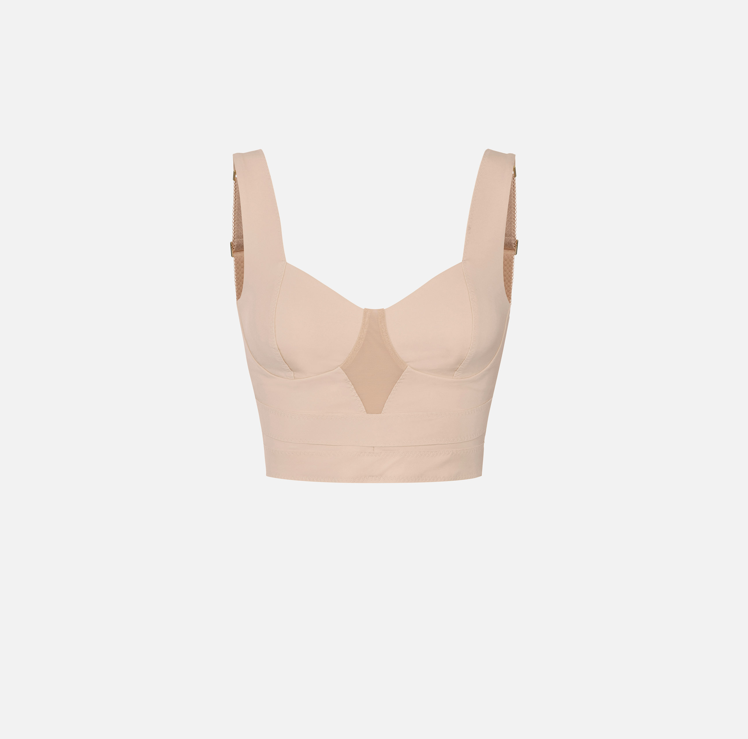 Top in bi-elastic fabric | Elisabetta Franchi Top in bi-elastic fabric | Elisabetta Franchi