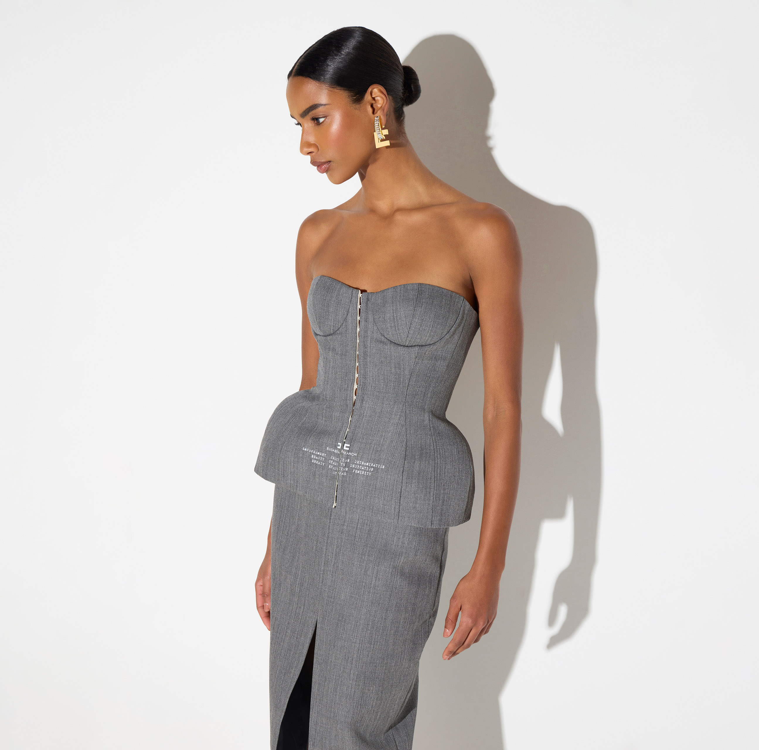 Wool bustier-style top | Elisabetta Franchi