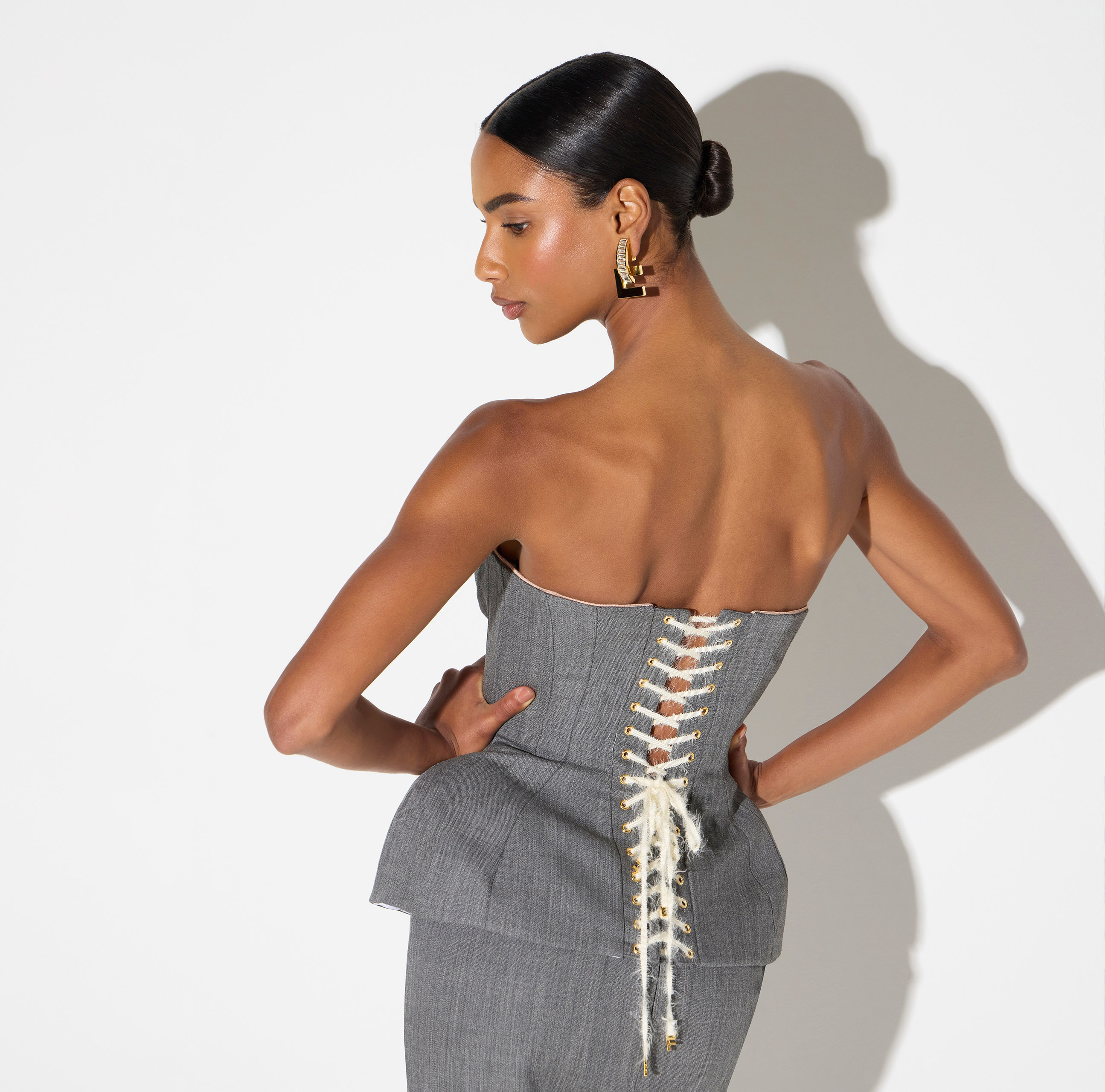 Wool bustier-style top | Elisabetta Franchi