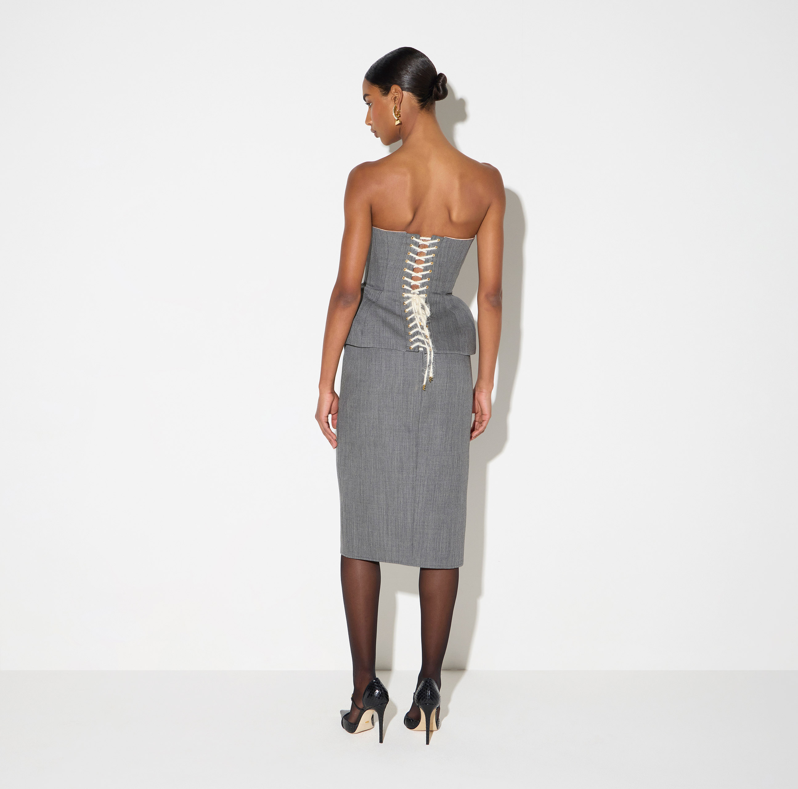 Wool bustier-style top | Elisabetta Franchi