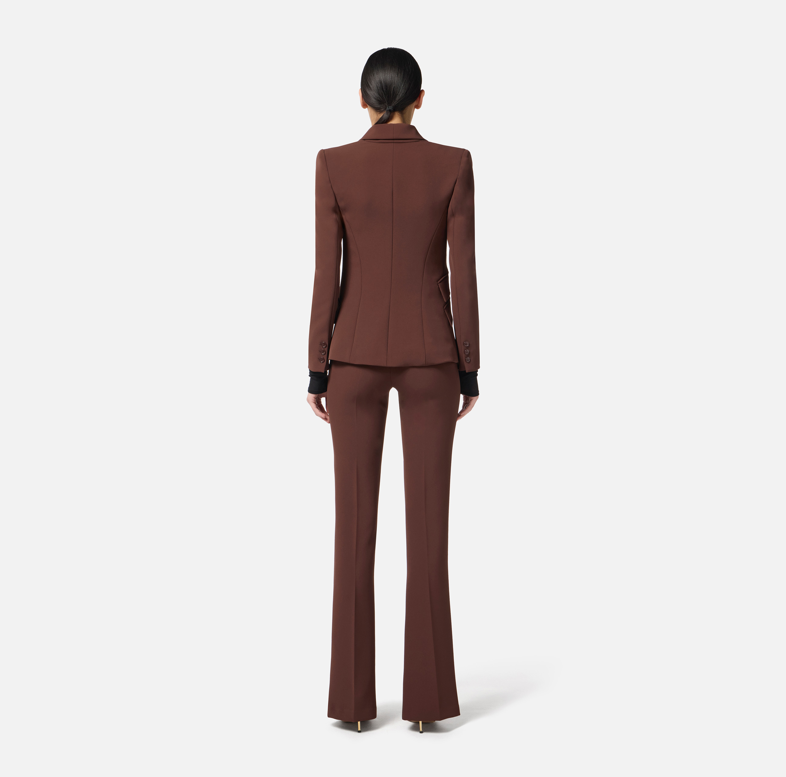セットアップ ELISABETTA FRANCHI Women Suit Set TP00346E2 110 Black ELISABETTA FRANCHI Women's suit TU03147e2 110 Black