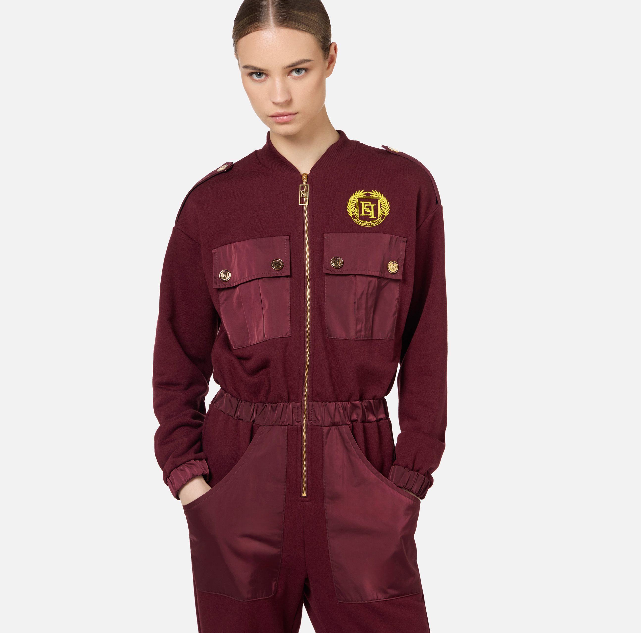 【25SS】 ELISABETTA FRANCHI クール ウール ジャケット 2色 25SS】 ELISABETTA FRANCHI クール ウール ジャケット 2色