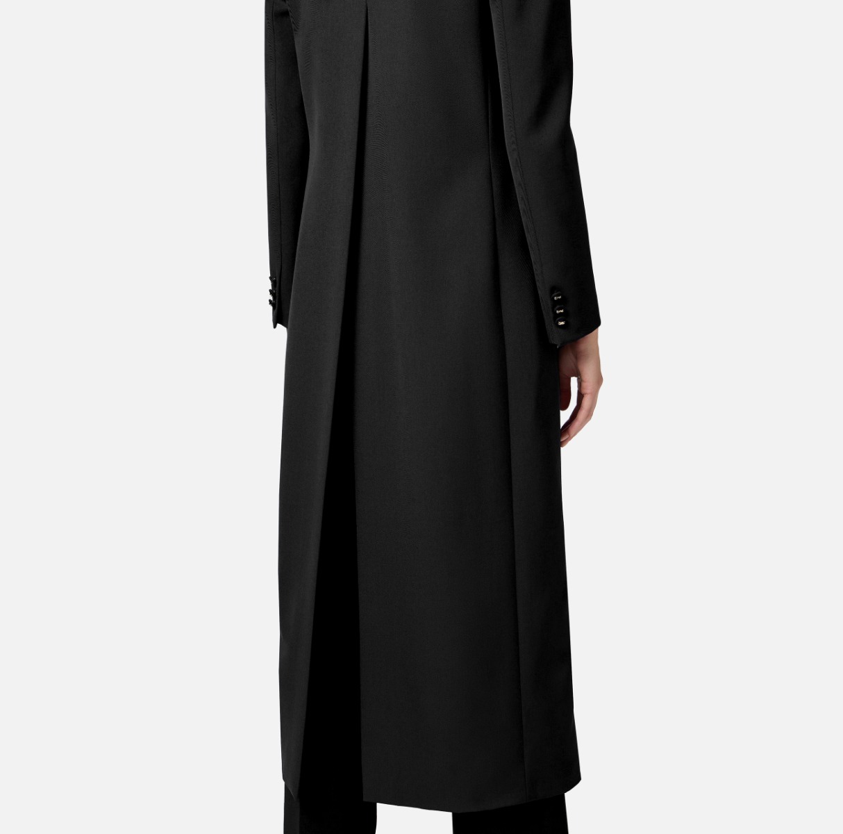 【★完売必至★】ELISABETTA FRANCHI ☆ ロングダブルコート Long wool double-breasted coat | Elisabetta Franchi