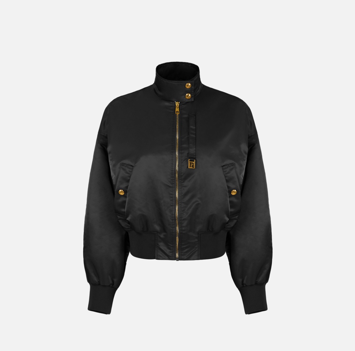 Bomber jacket in nylon fabric | Elisabetta Franchi