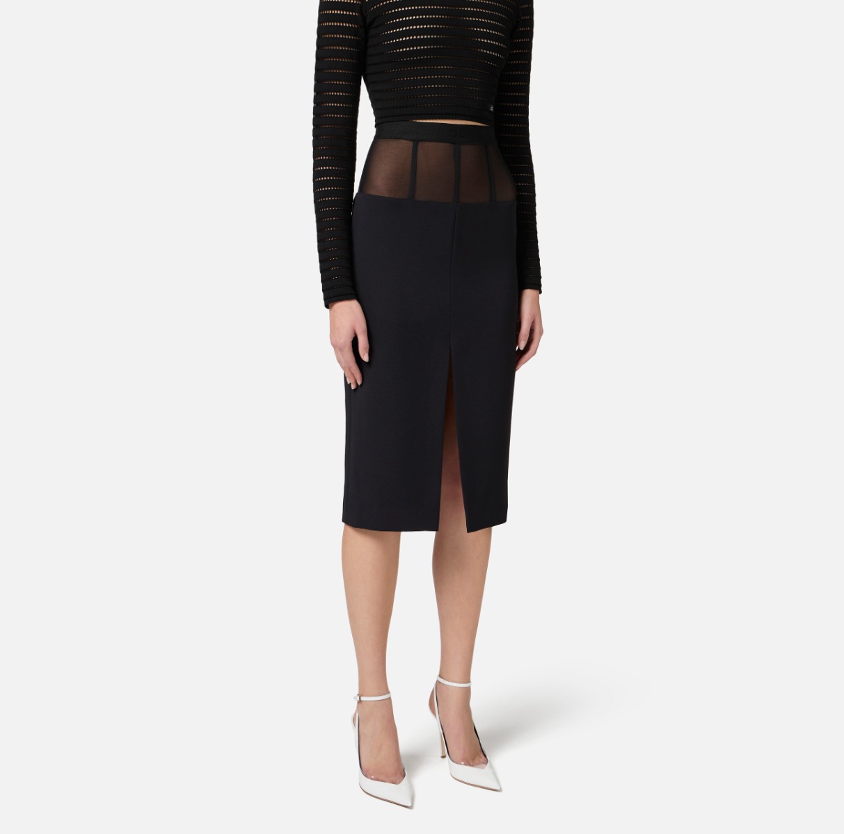 スカート Elisabetta Franchi LUREX KNIT SKIRT Skirts | Outlet Elisabetta Franchi