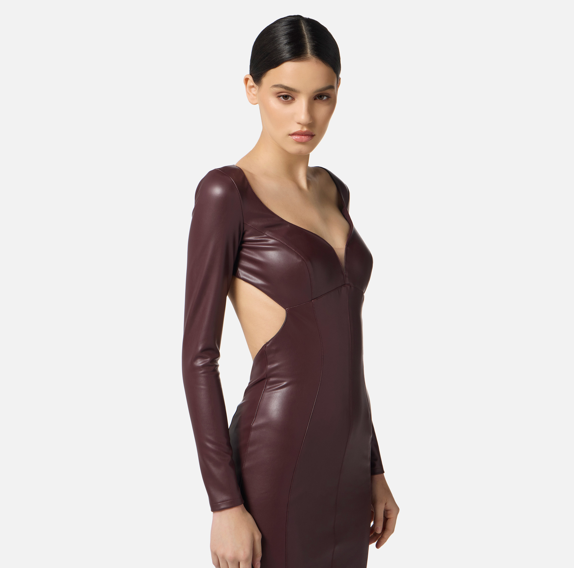 Dress with cut-outs and jewel clasps - Elisabetta Franchi