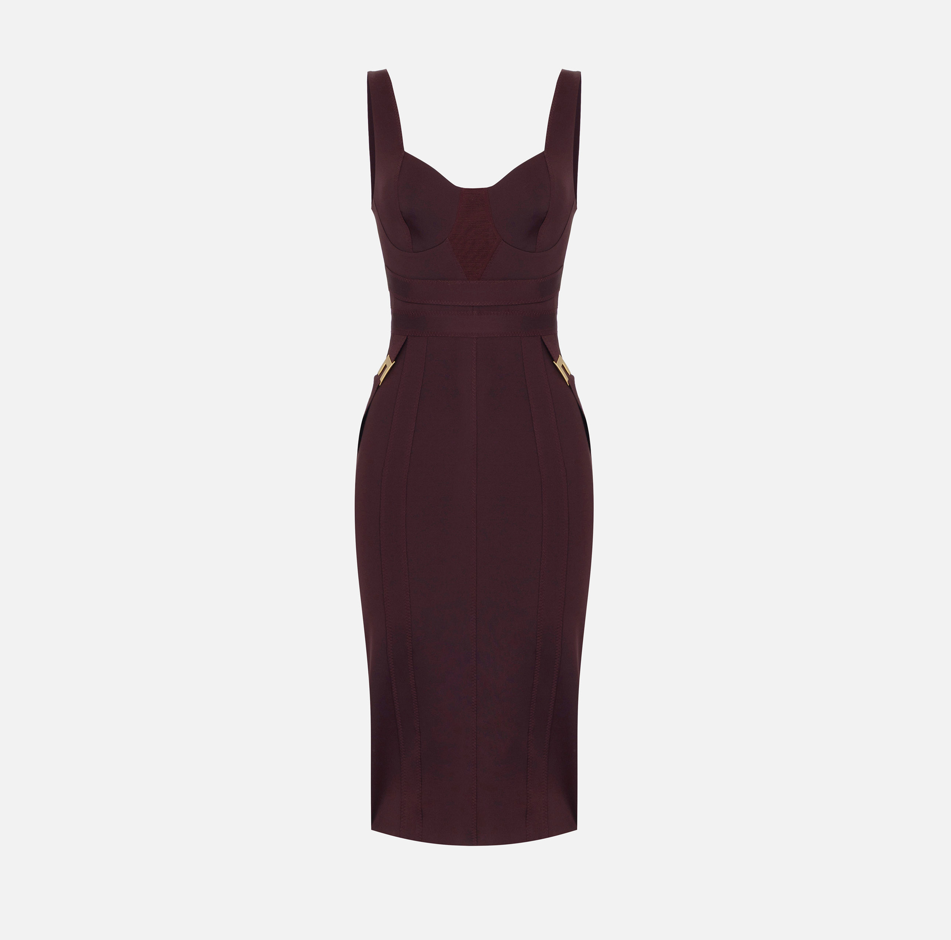 Abito bustier in tessuto bielastico - Elisabetta Franchi