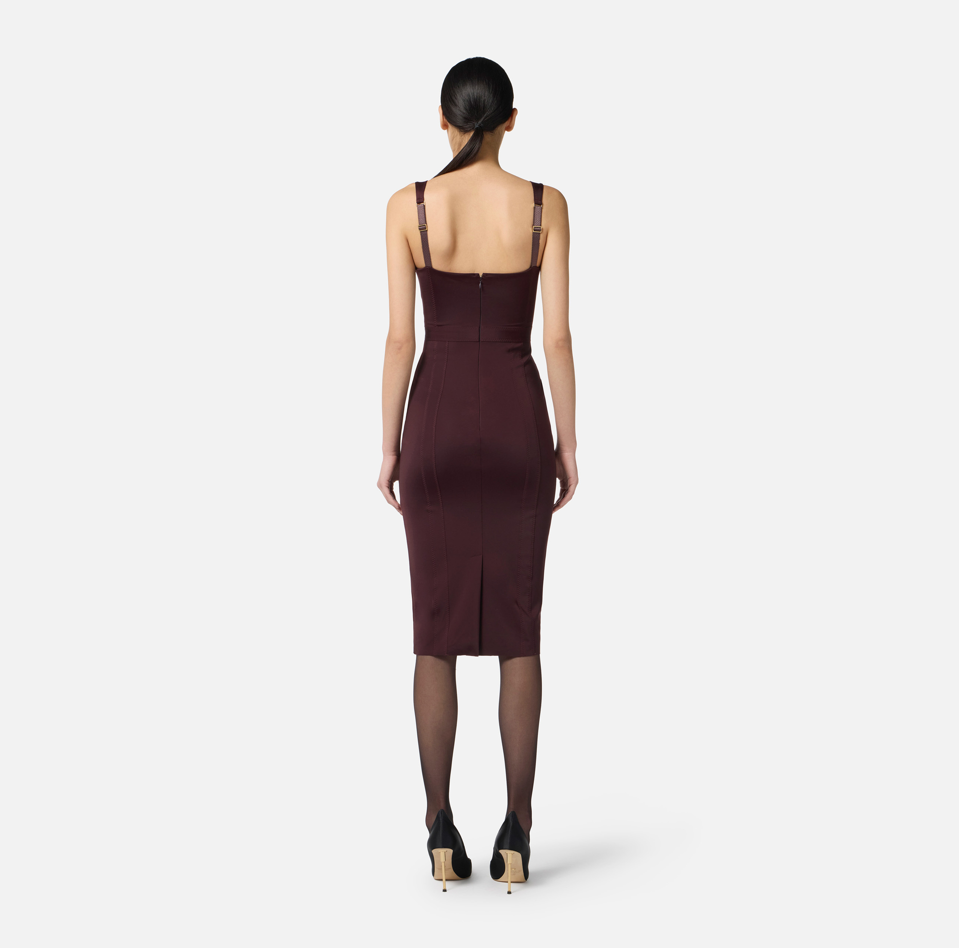 Abito bustier in tessuto bielastico - Elisabetta Franchi