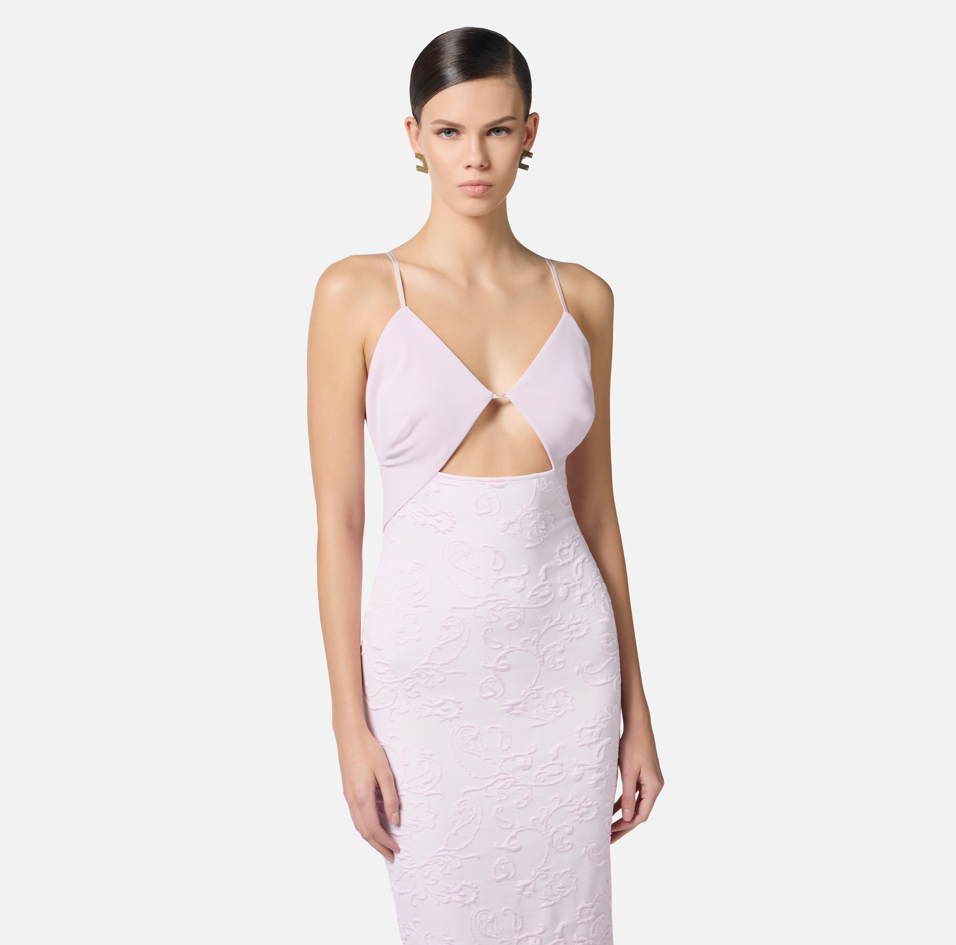 Abito in jacquard floreale - Elisabetta Franchi