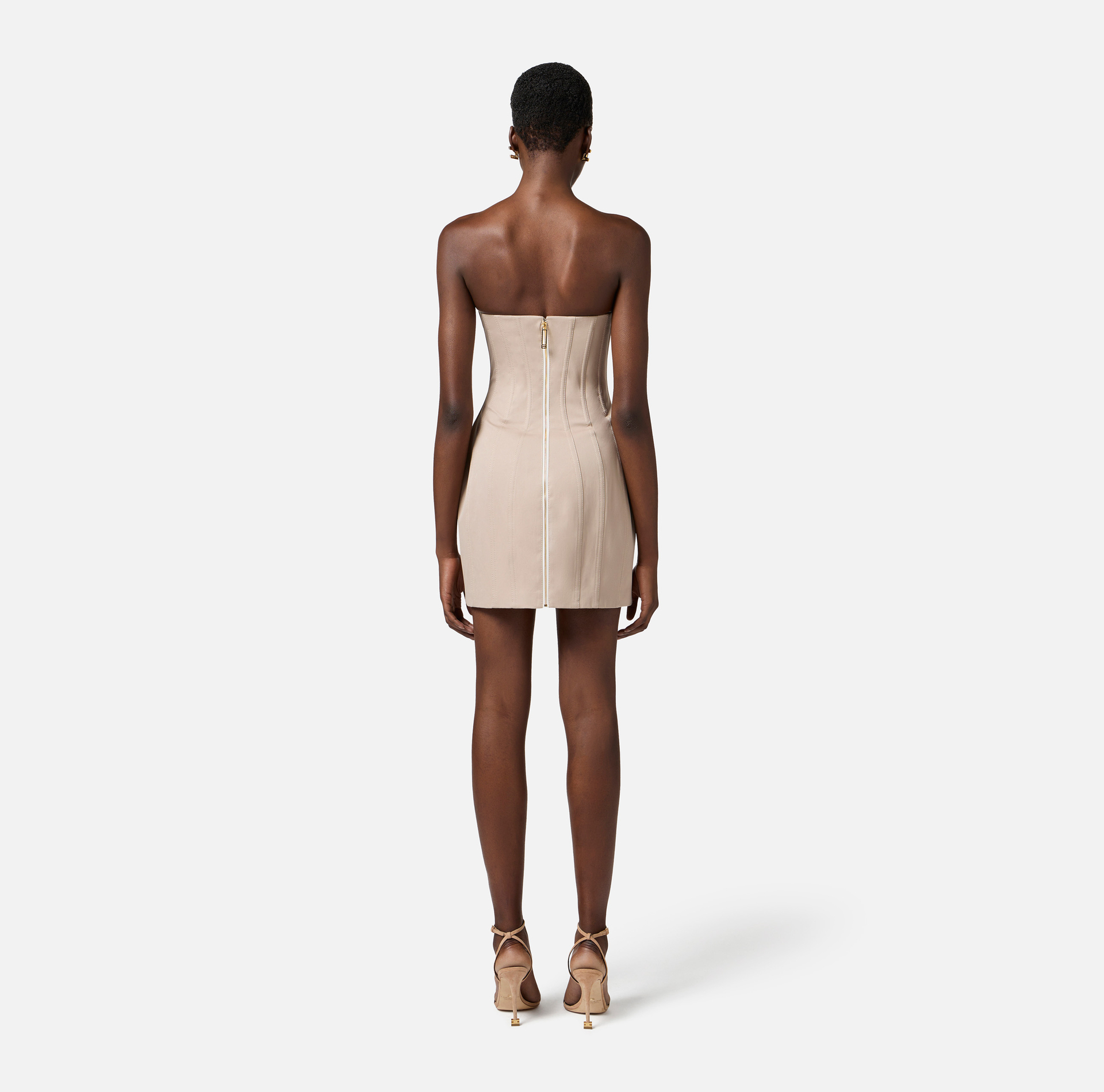 Abito bustier in cotone - Elisabetta Franchi