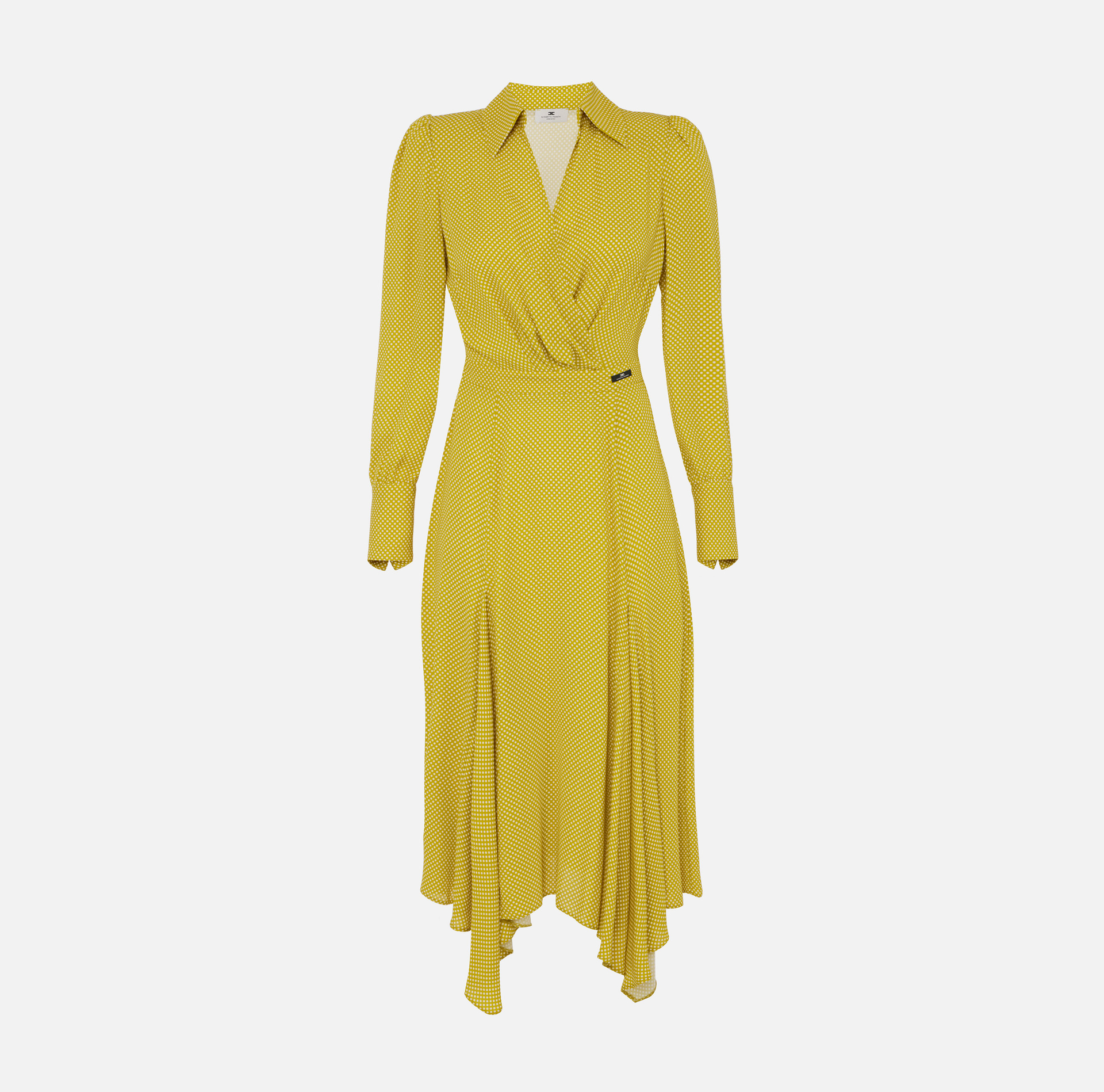 Jurk van viscose met stippenprint - Elisabetta Franchi