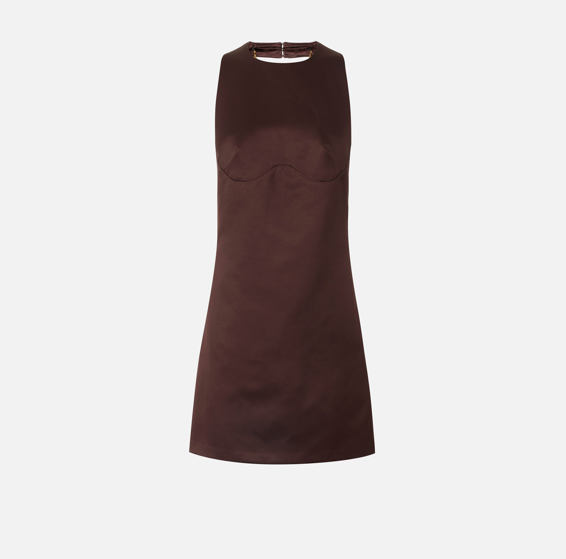 Mini abito in duchesse con collana