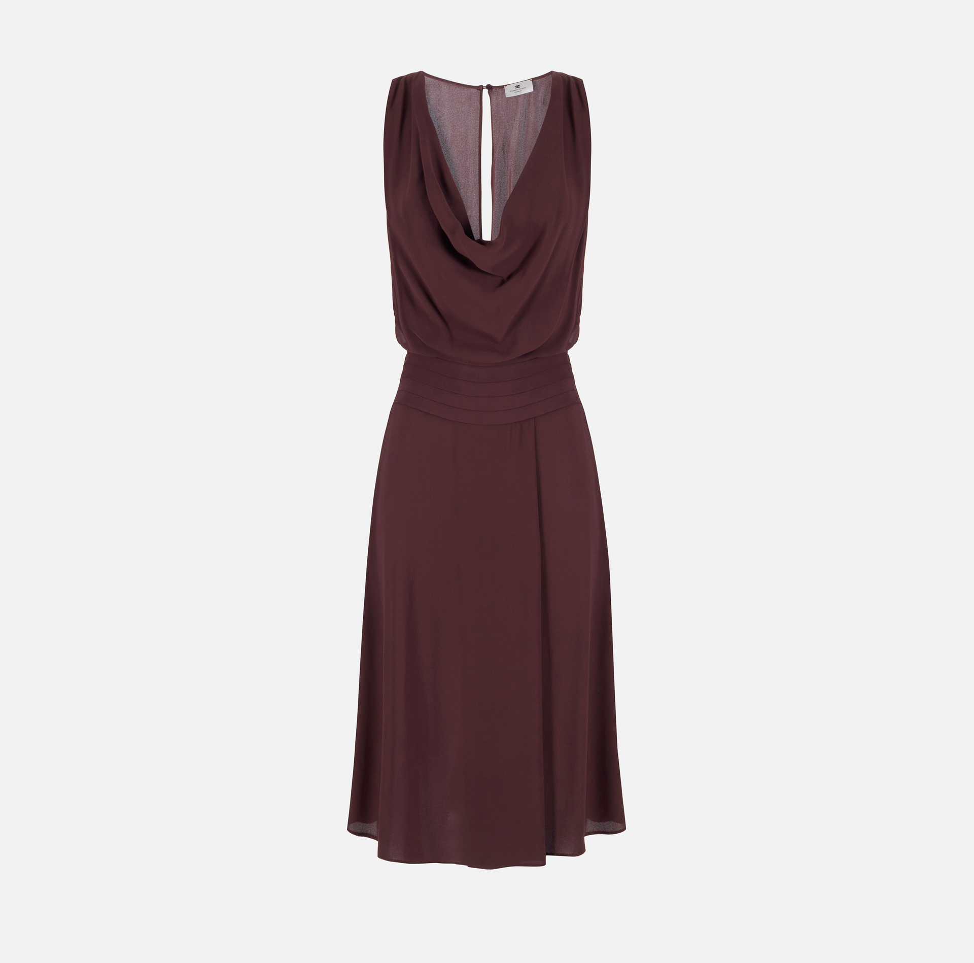 Dress in viscose Georgette fabric - Elisabetta Franchi
