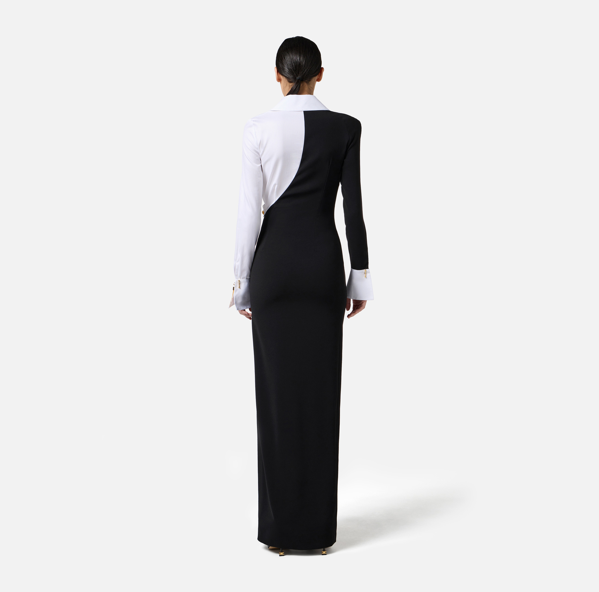 Red Carpet dress in lightweight crêpe fabric - Elisabetta Franchi
