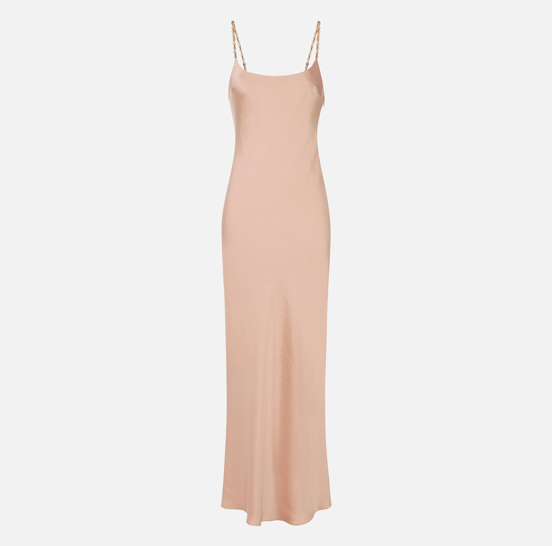 Robe Red Carpet en satin avec détails bijoux - Elisabetta Franchi