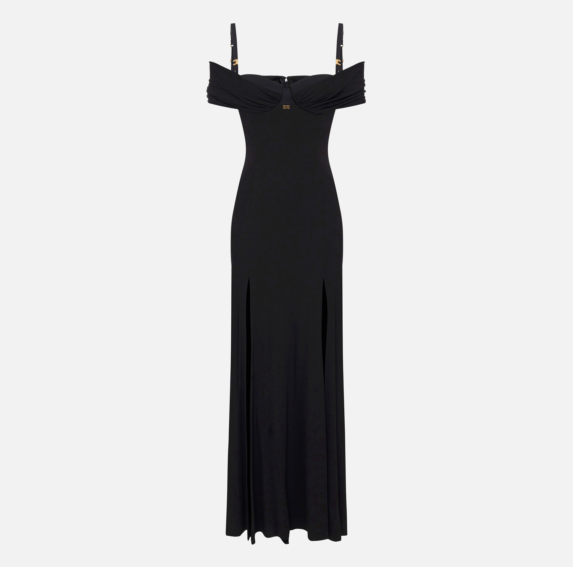 Robe Red Carpet en jersey crêpe avec corset - ABBIGLIAMENTO - Elisabetta Franchi