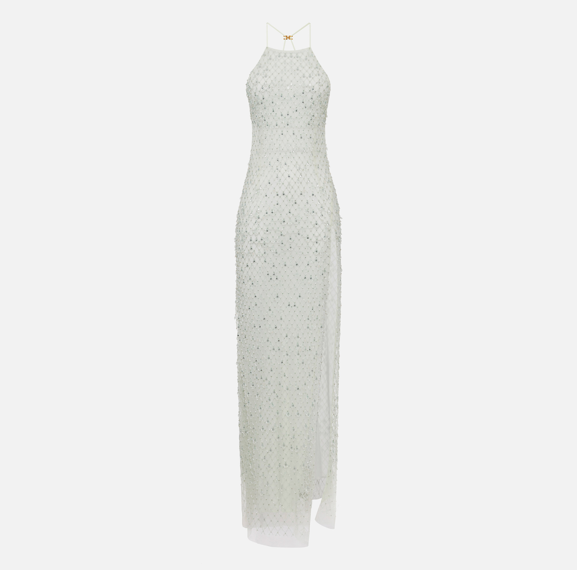 Red Carpet-Kleid aus Tüll mit Allover-Kristallen - Elisabetta Franchi