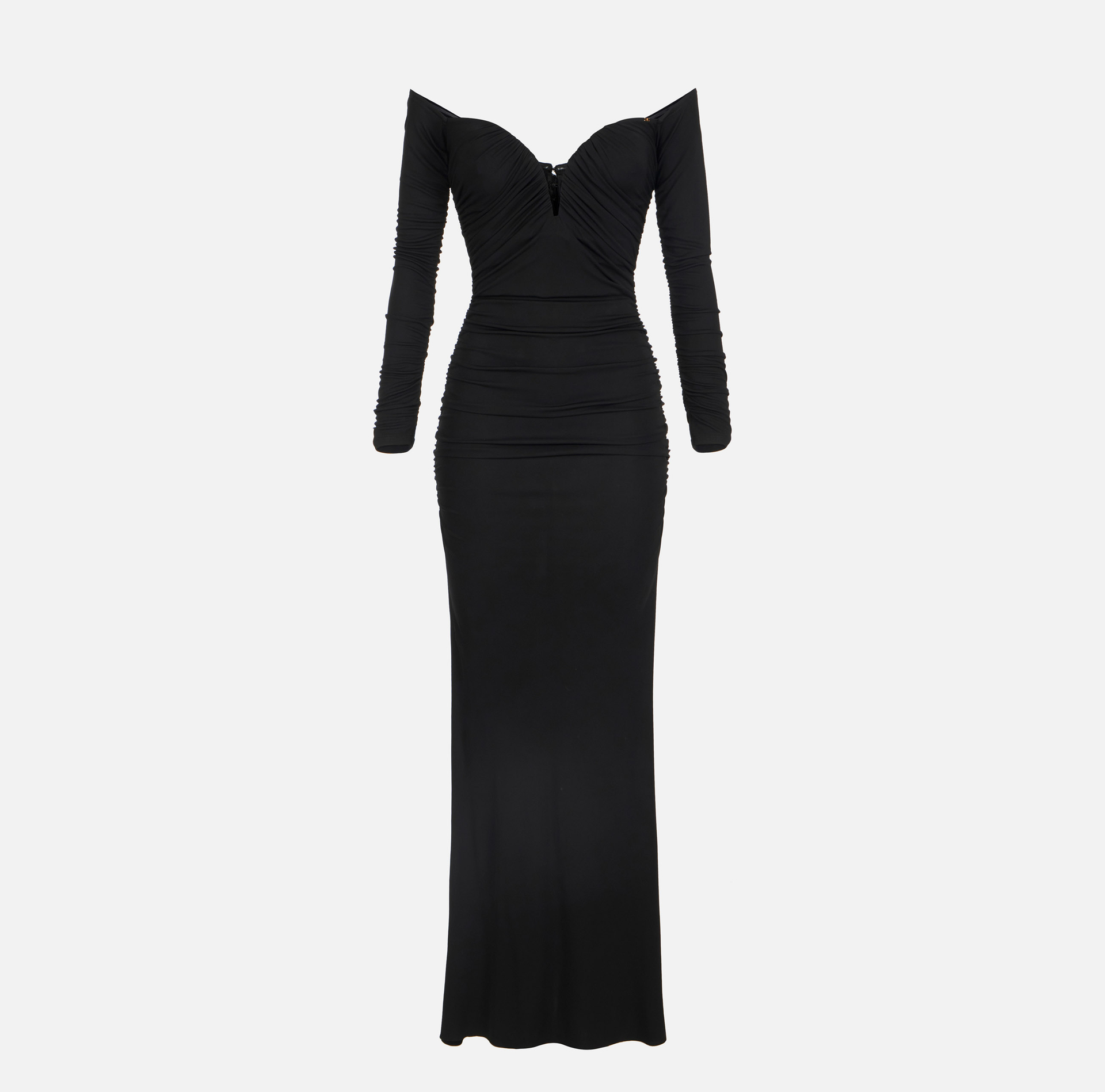 Robe Red Carpet en jersey crêpe avec drapés - Elisabetta Franchi