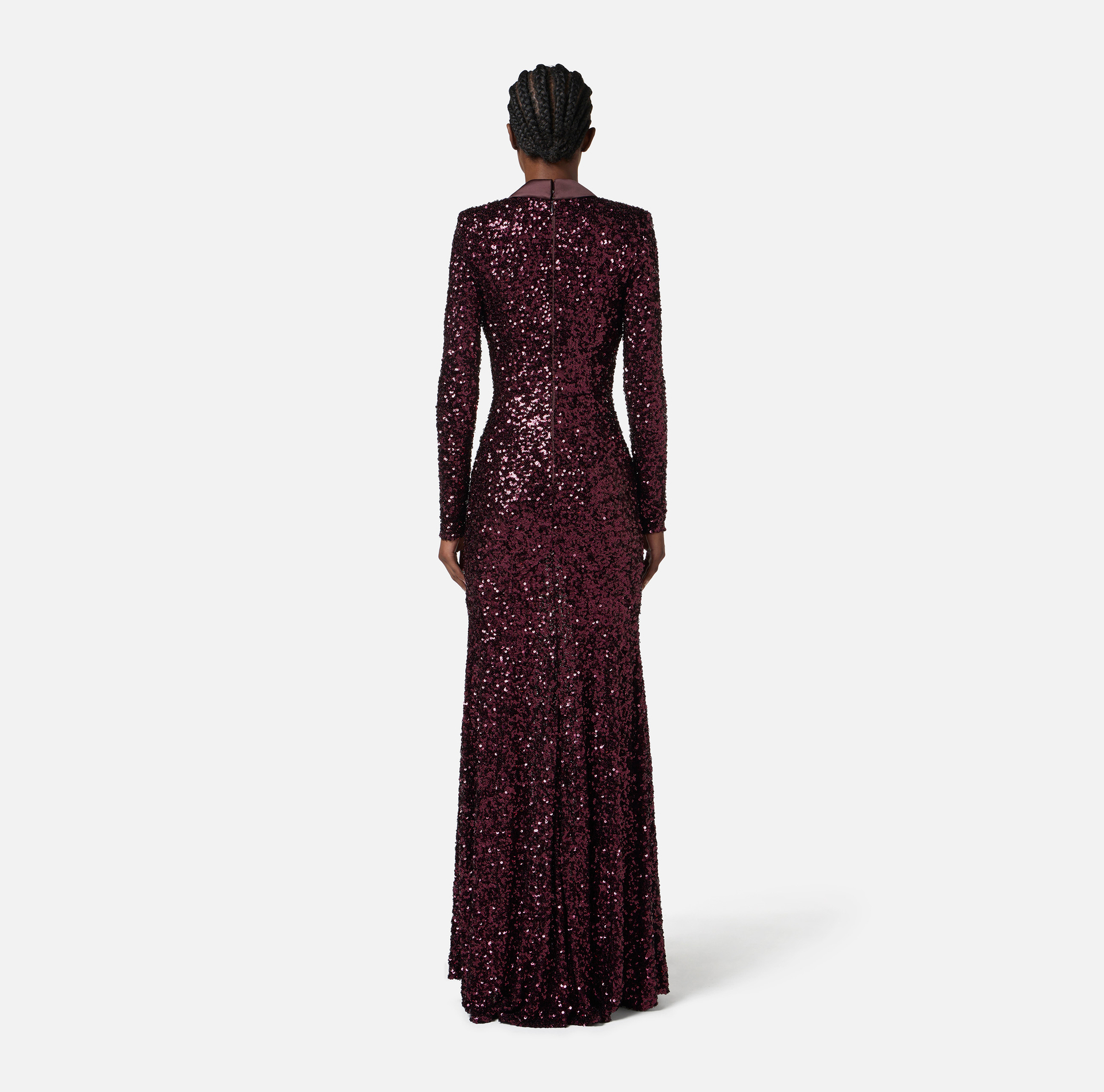 Vestido Red Carpet completamente de lentejuelas - Elisabetta Franchi