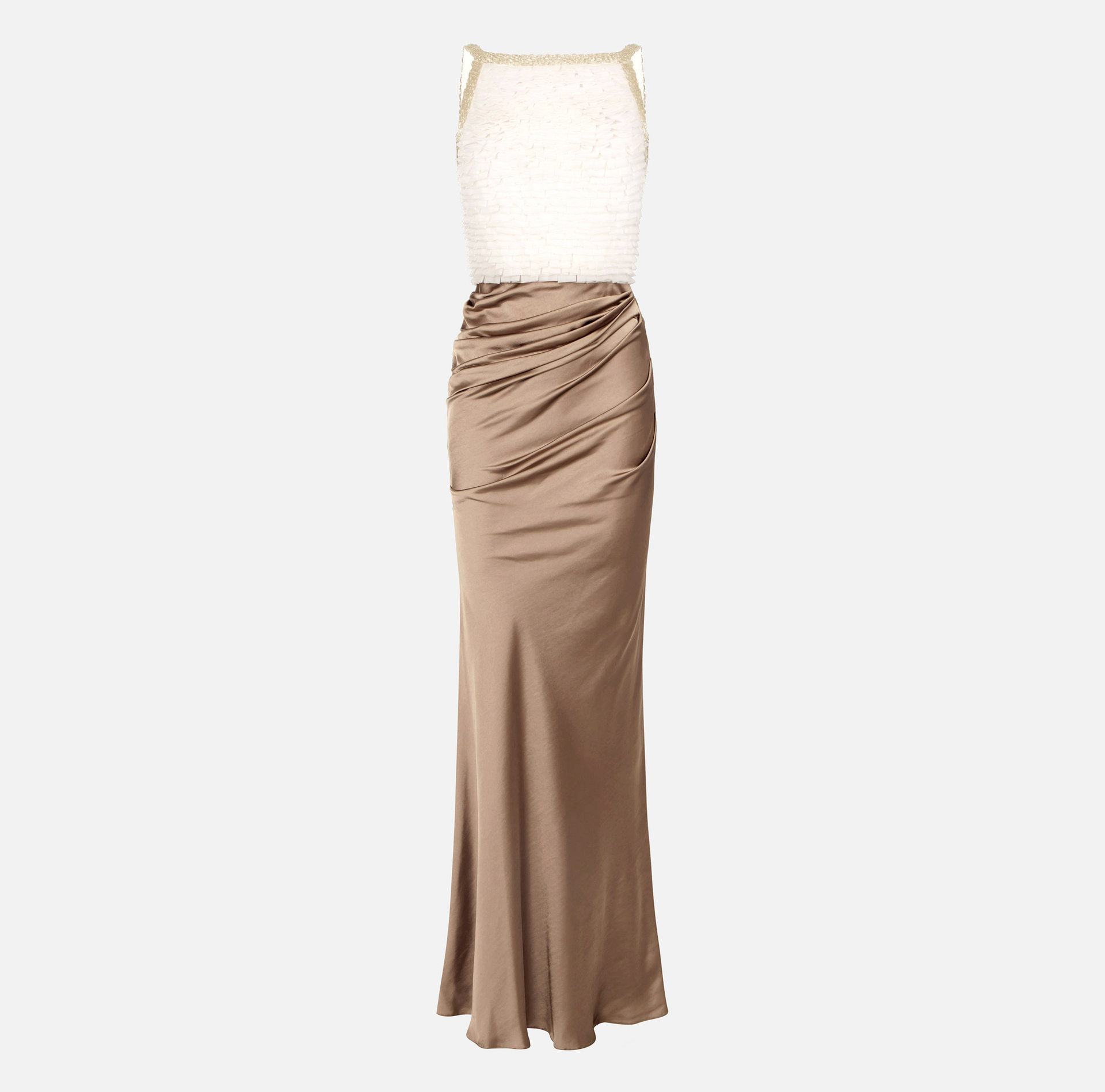 Abito Red Carpet in raso e tulle