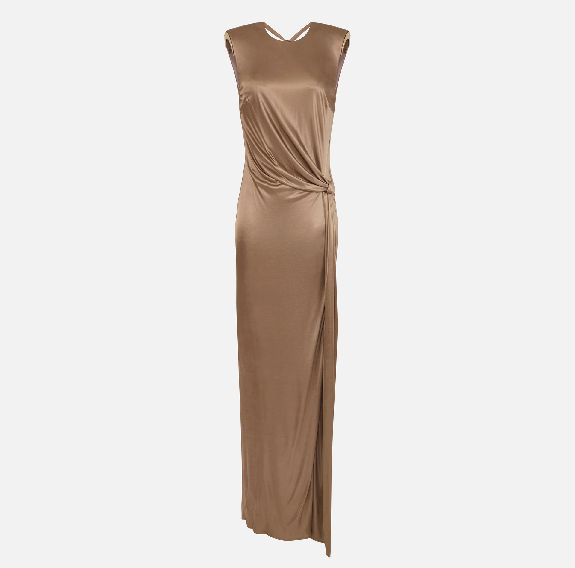 Red Carpet dress in shiny viscose jersey - Elisabetta Franchi