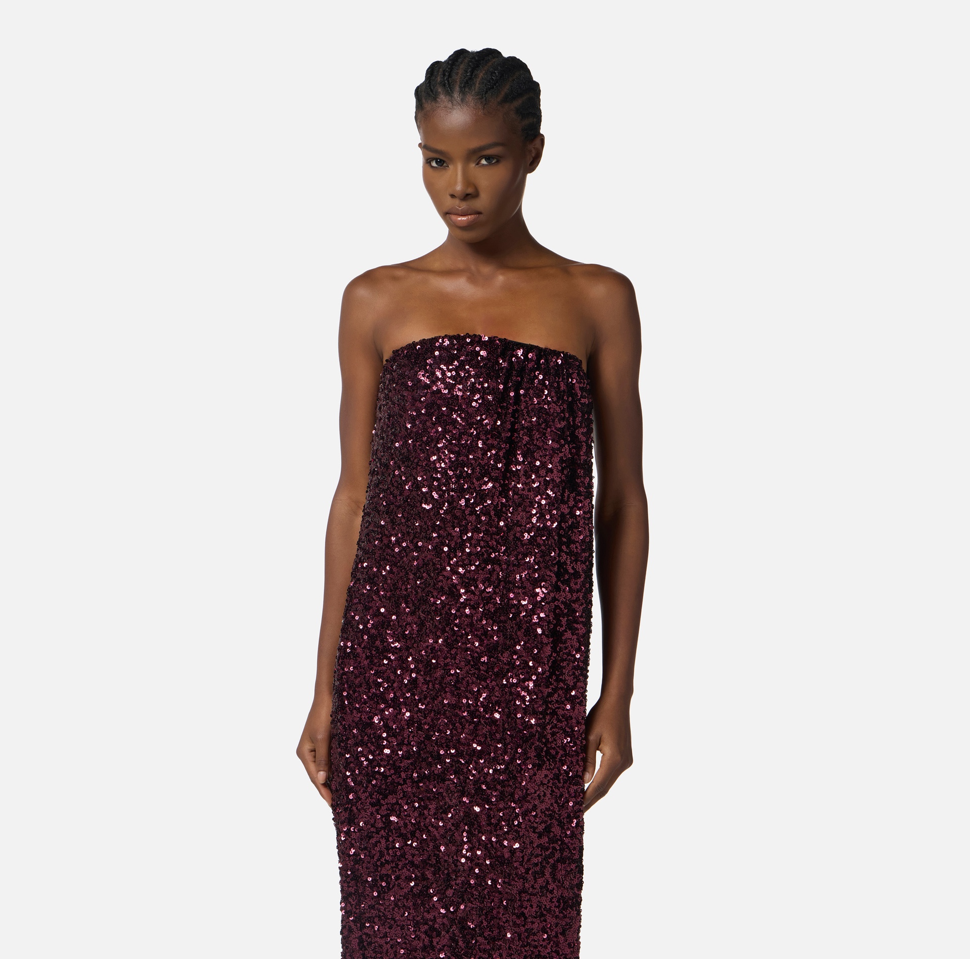 Vestido Red Carpet de lentejuelas - Elisabetta Franchi