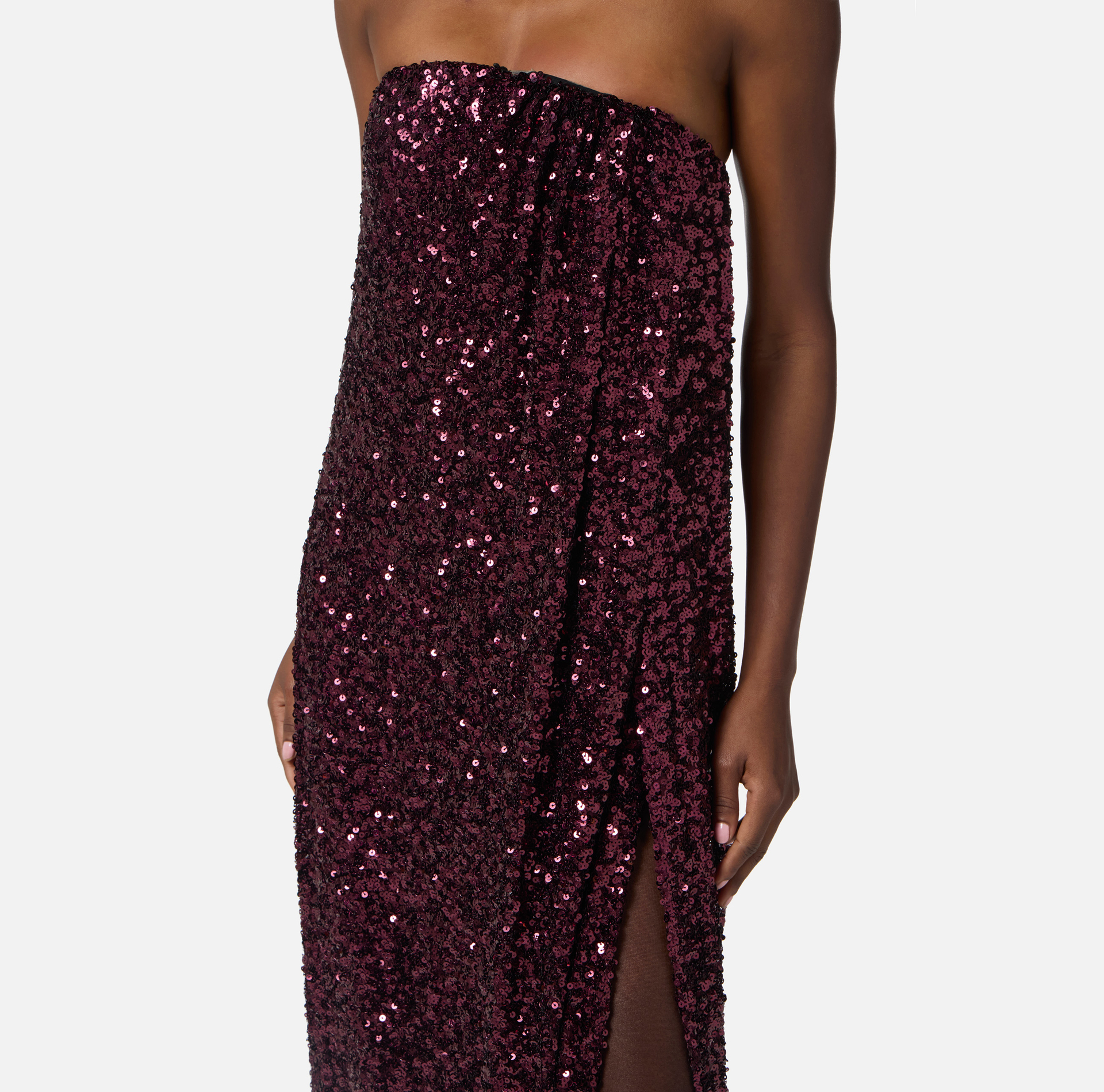 Vestido Red Carpet de lentejuelas - Elisabetta Franchi