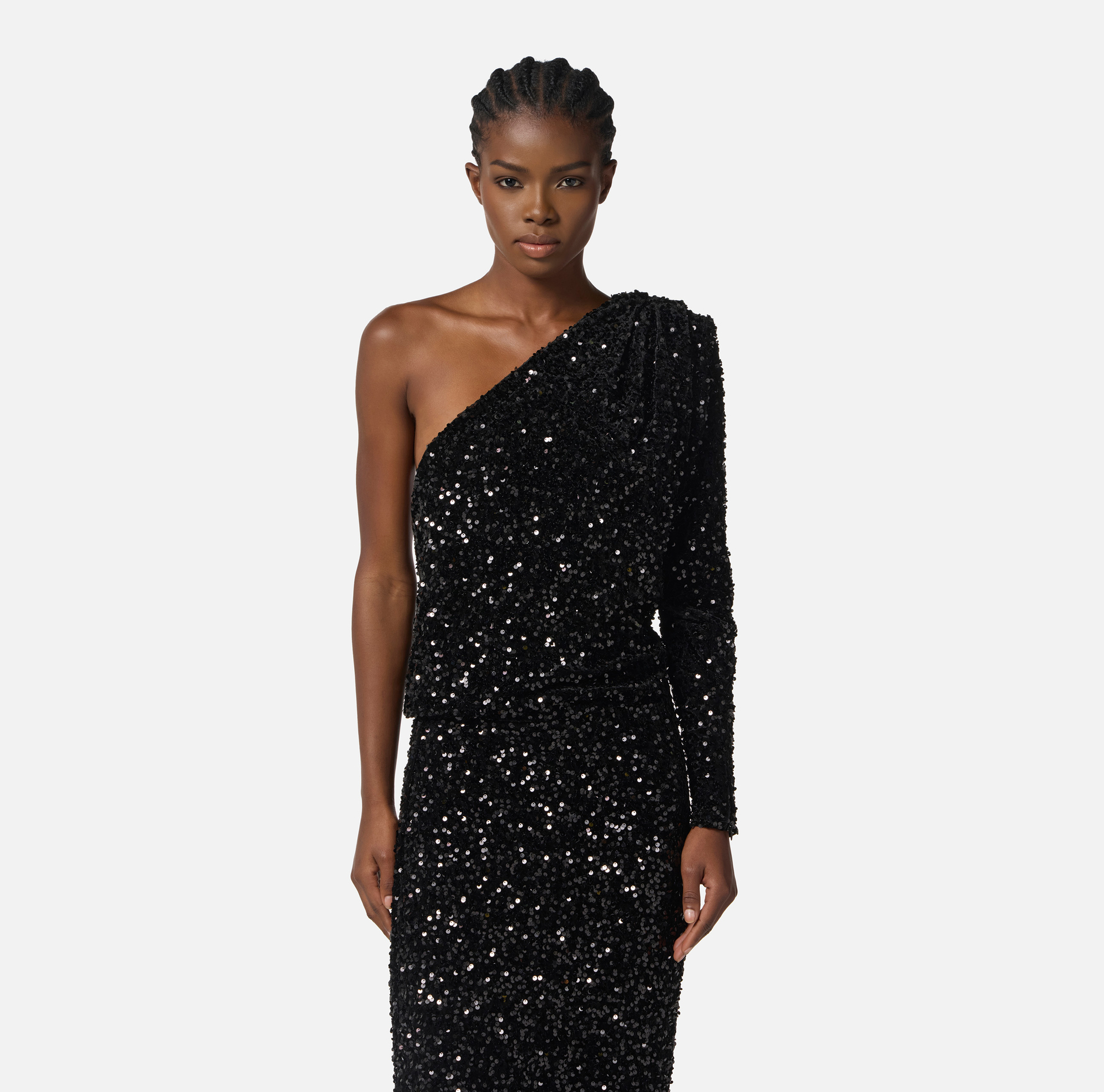 Red Carpet full sequin dress - Elisabetta Franchi