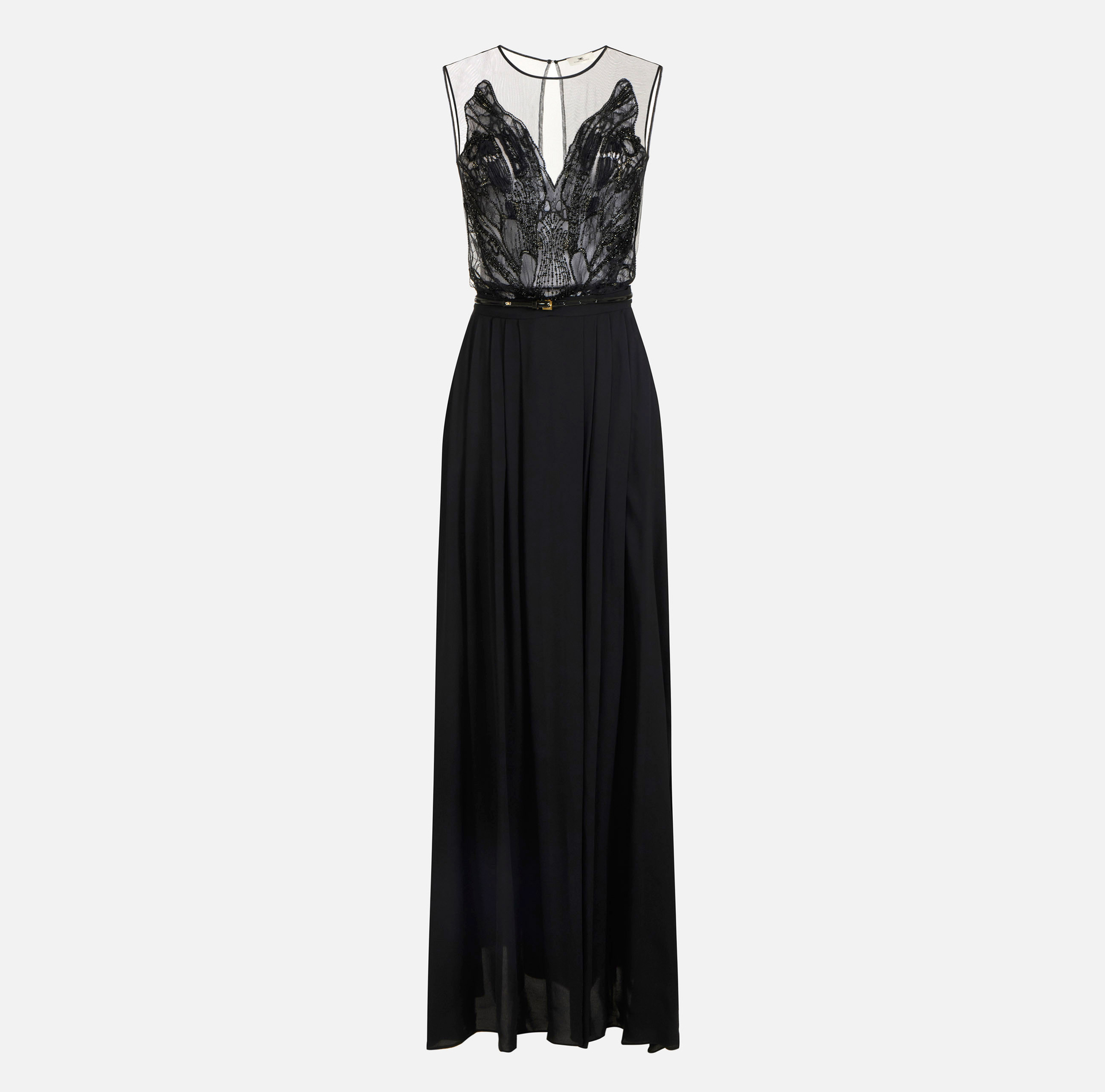 Abito Red Carpet in tulle e georgette