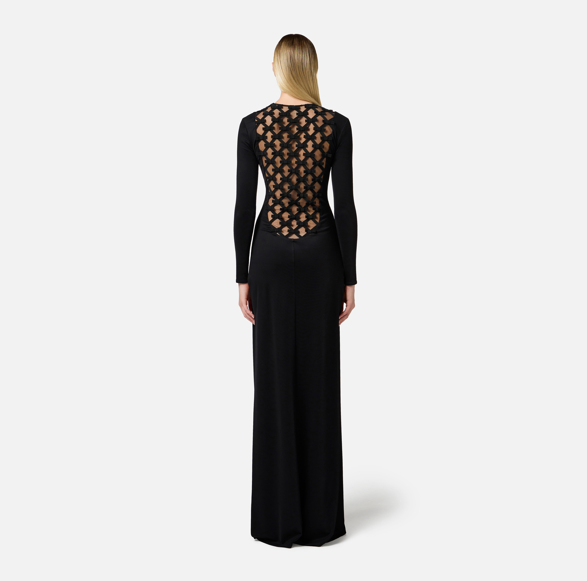 Robe Red Carpet en jersey avec nœuds - Elisabetta Franchi