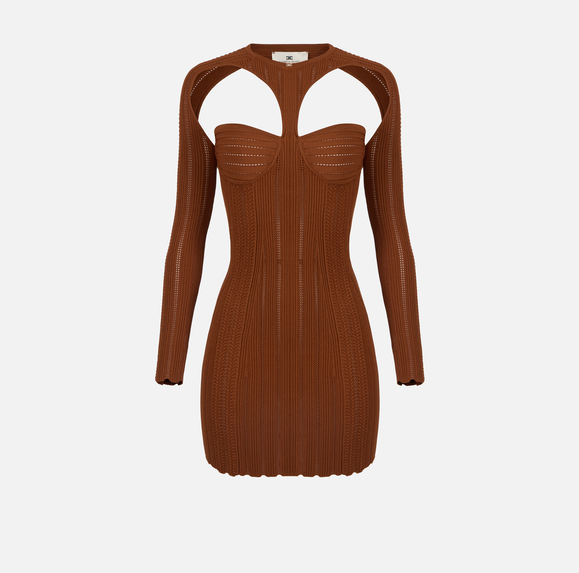 Mini abito in maglia à jour