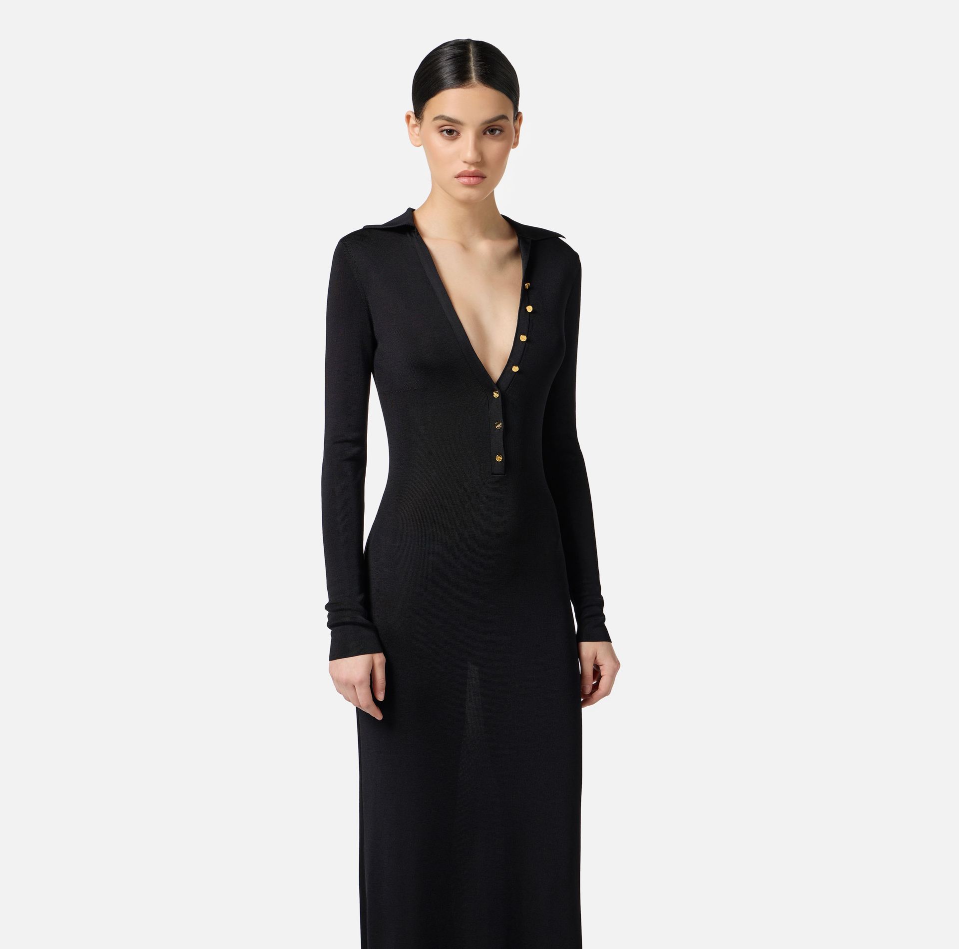 Red Carpet dress in viscose fabric - Elisabetta Franchi