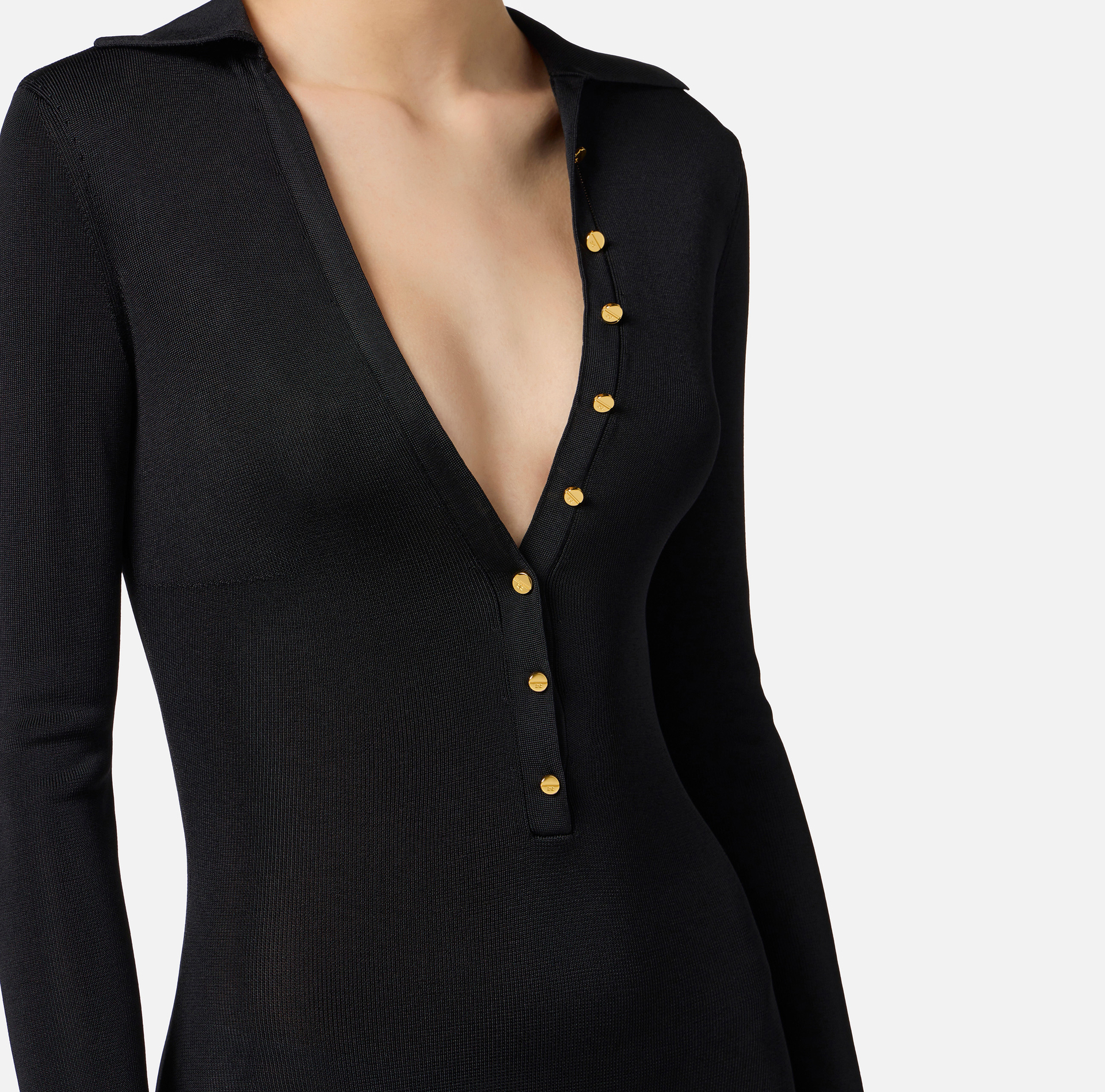 Red Carpet dress in viscose fabric - Elisabetta Franchi