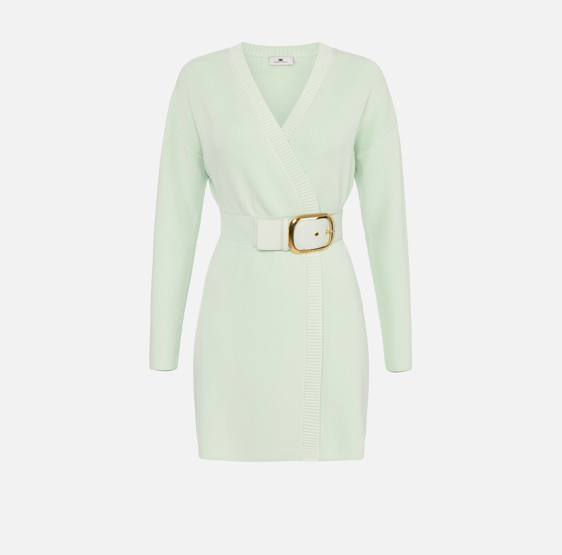 Robe Manteau in viscosa con maxi fibbia - ABBIGLIAMENTO - Elisabetta Franchi