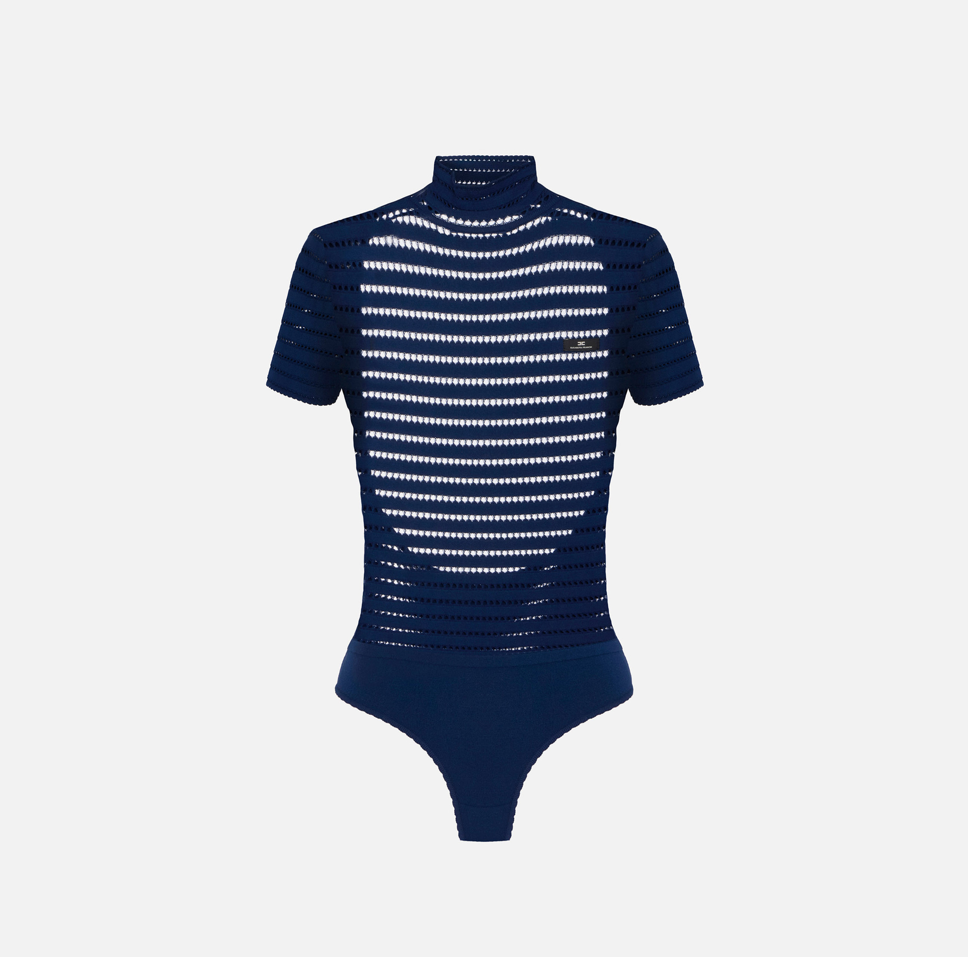 Body z ażurowej dzianiny - ABBIGLIAMENTO - Elisabetta Franchi