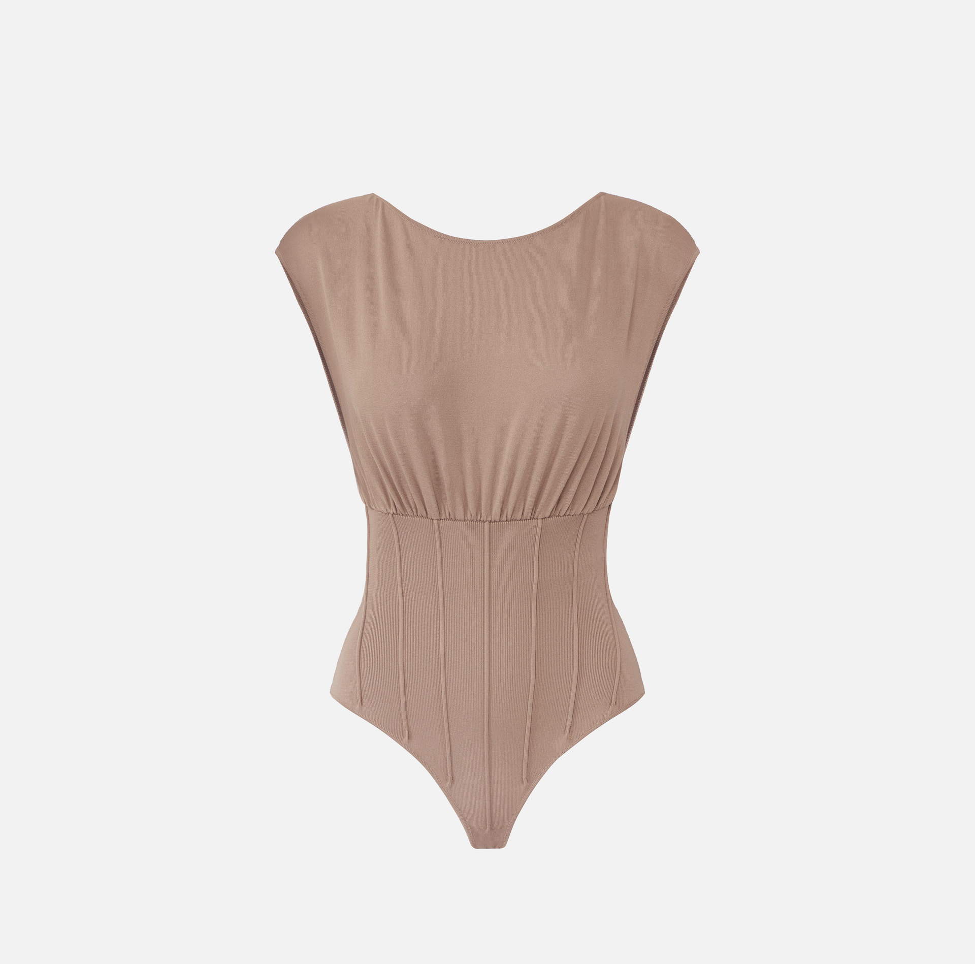 Body in maglia con collana