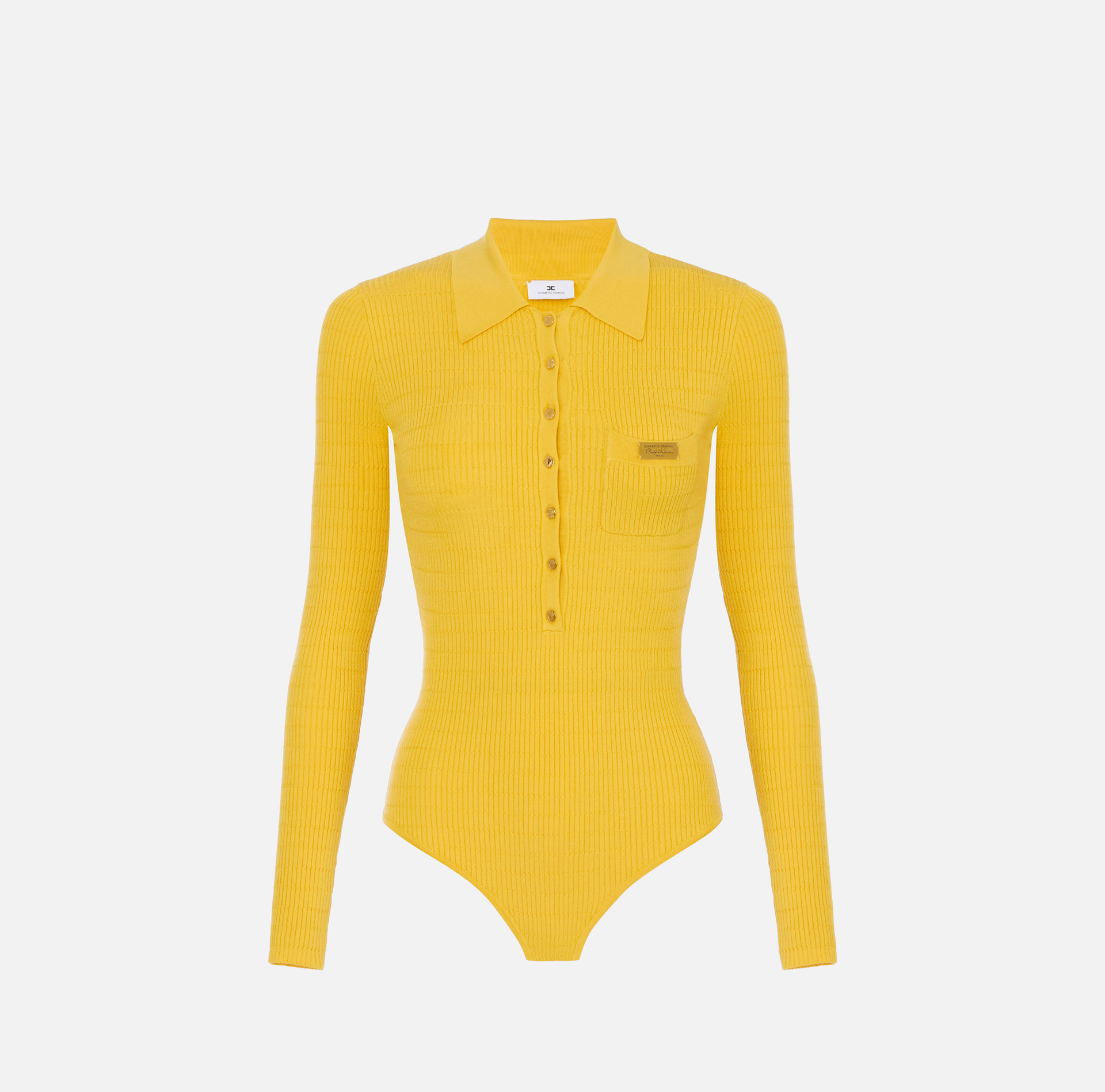 Micro-braided knit bodysuit - Elisabetta Franchi