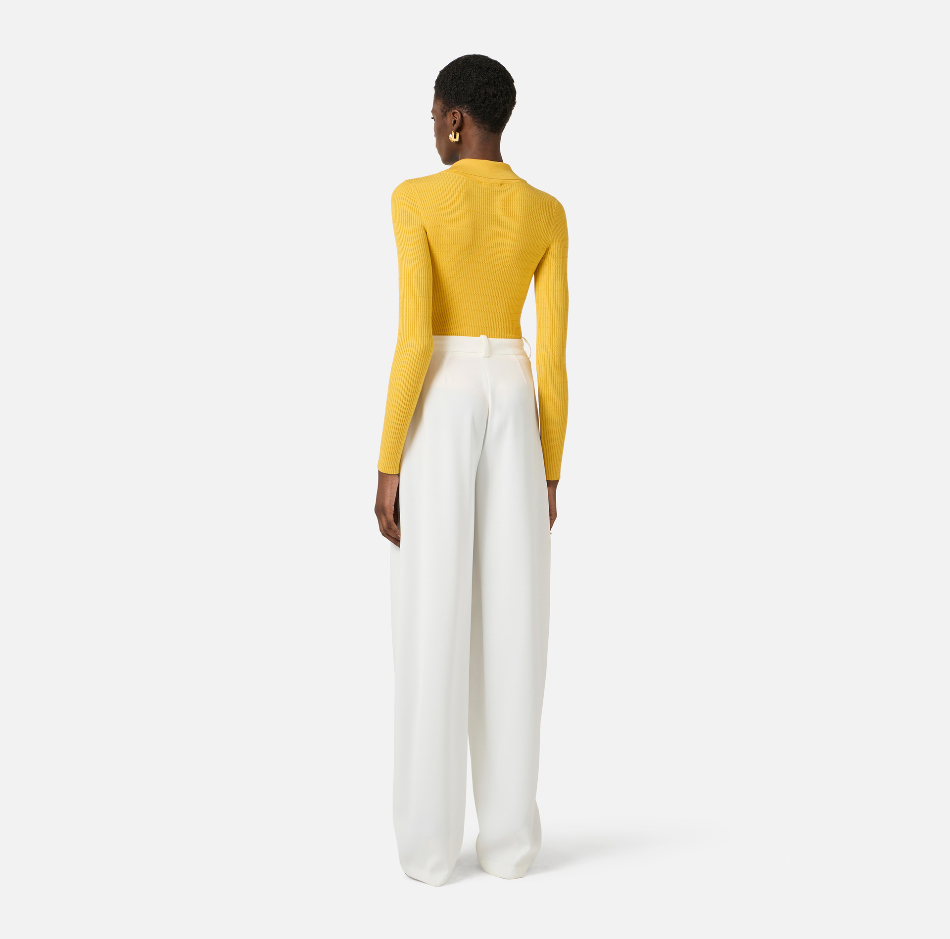 Micro-braided knit bodysuit - Elisabetta Franchi