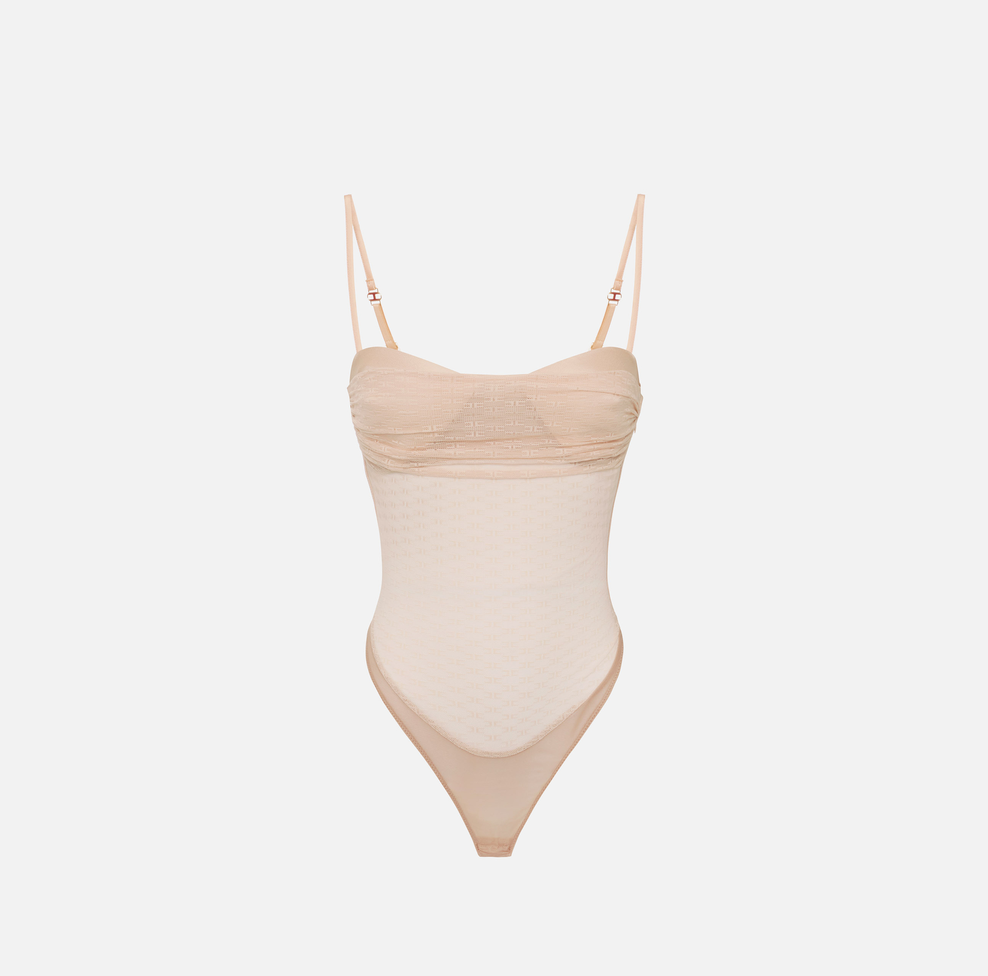 Body in tulle monogram
